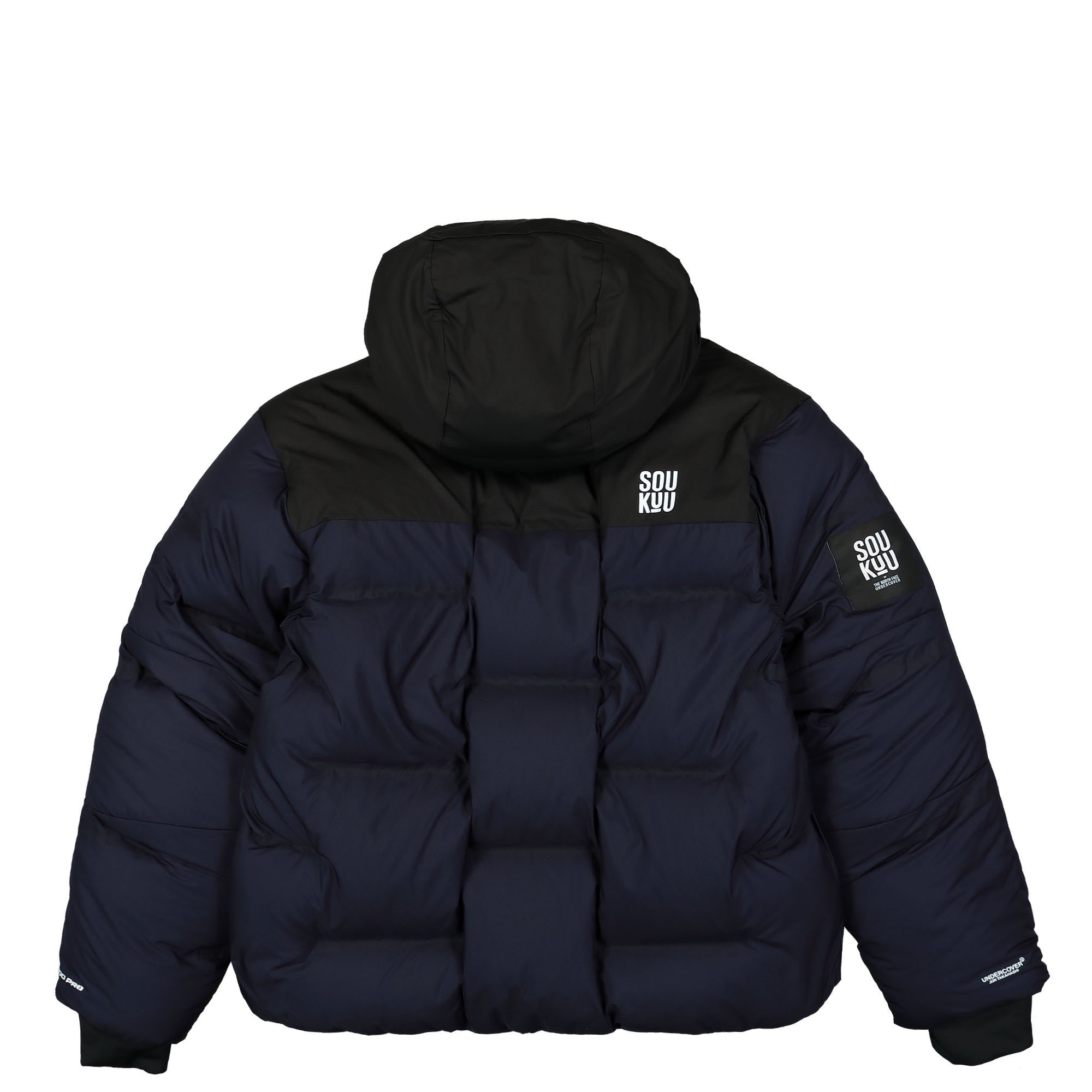The North Face Cloud Down Nuptse Jacket TNF Black / Aviator Navy Puffer Jackets Material | Overkill