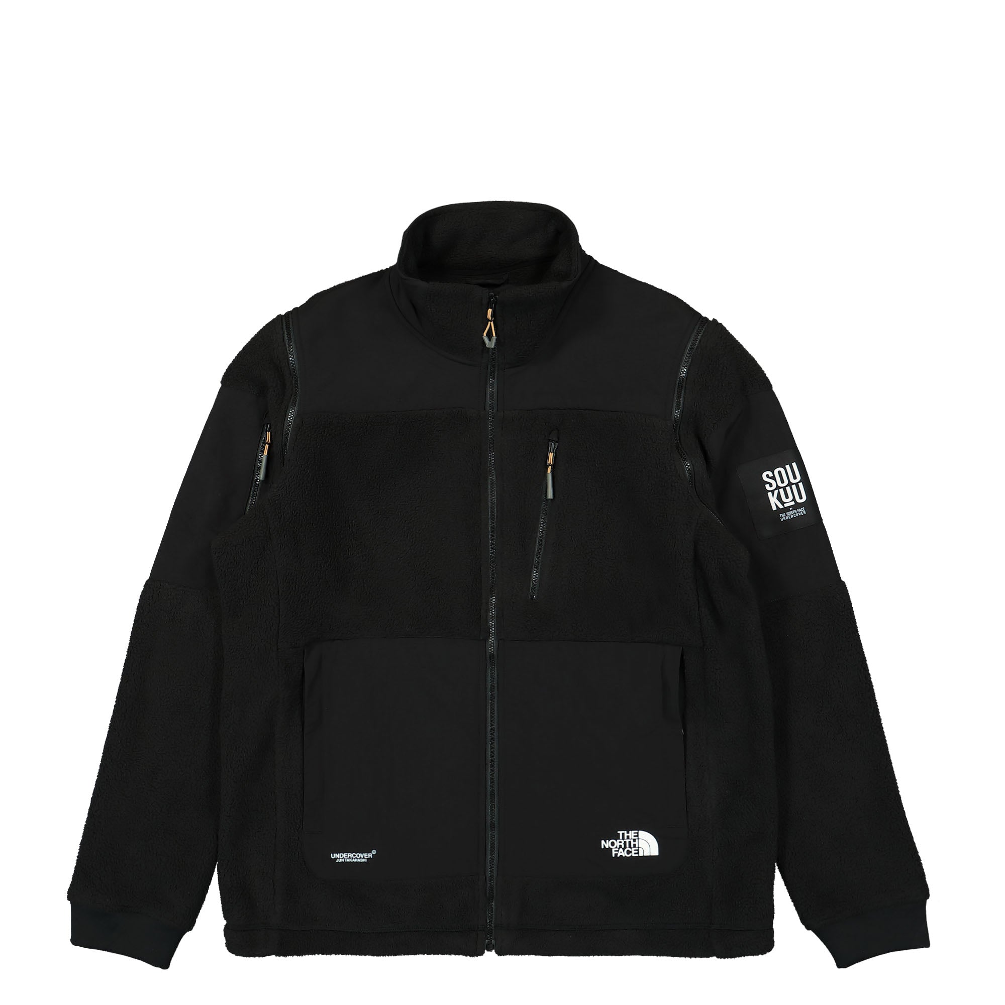 The North Face Undercover x The North Face Zip-Off Fleece Jacket TNF Black Fleece Jackets NF0A84S7JK3 | Overkill