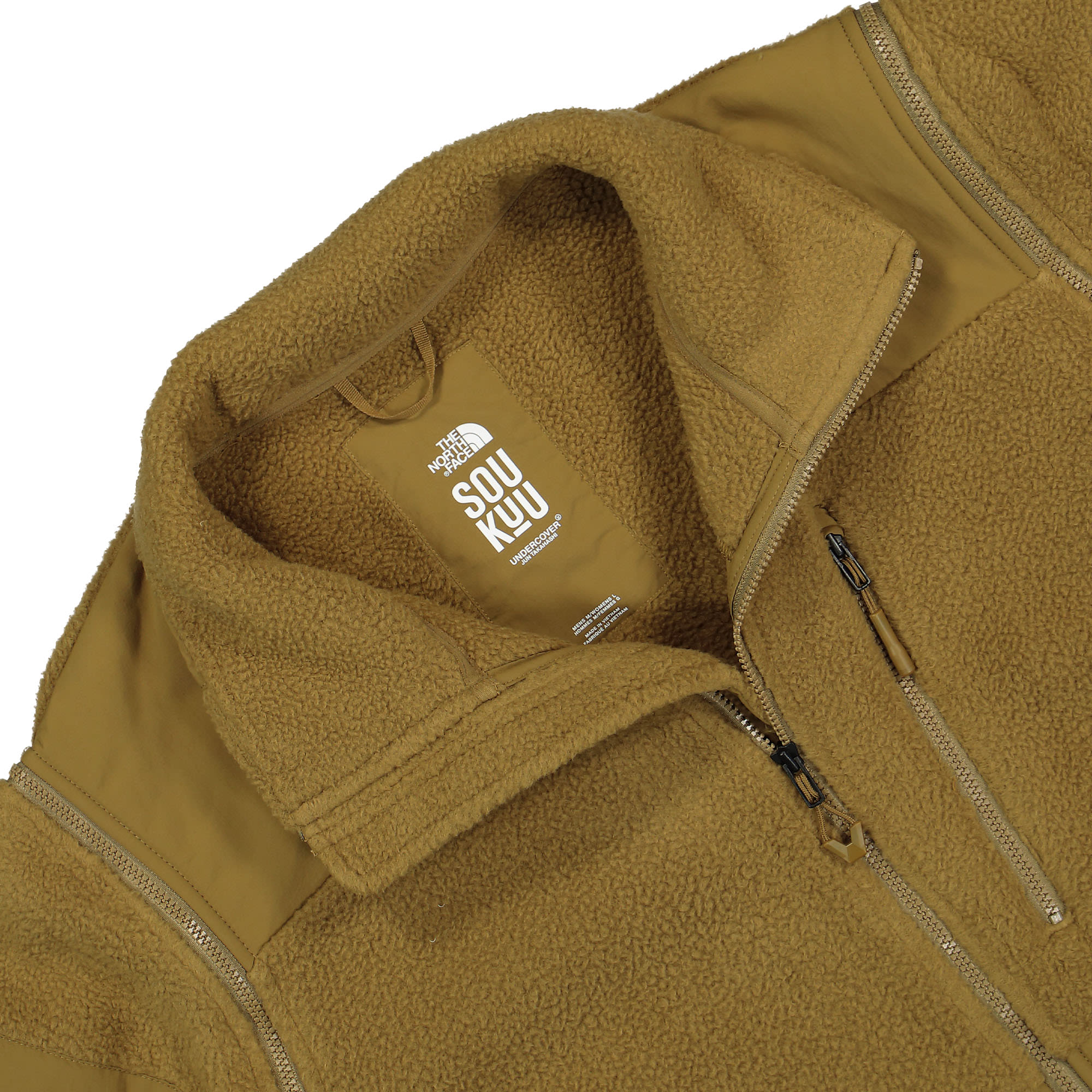 The North Face Zip-Off Fleece Jacket Butternut Fleece Jackets Close-up | Overkill