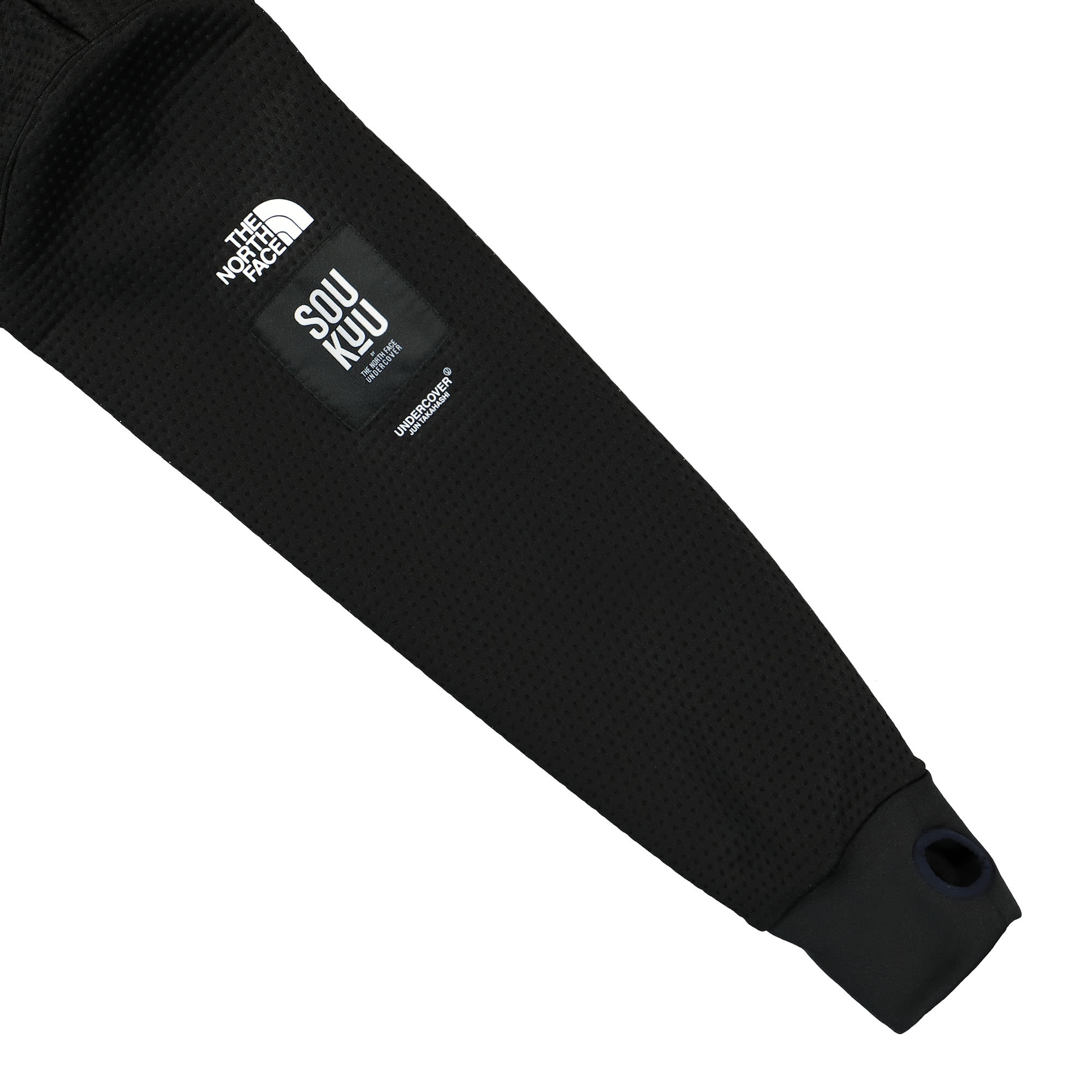 The North Face Undercover x The North Face DotKnit Double Hoodie TNF Black / Aviator Navy Hoodies Detail view 1 | Overkill