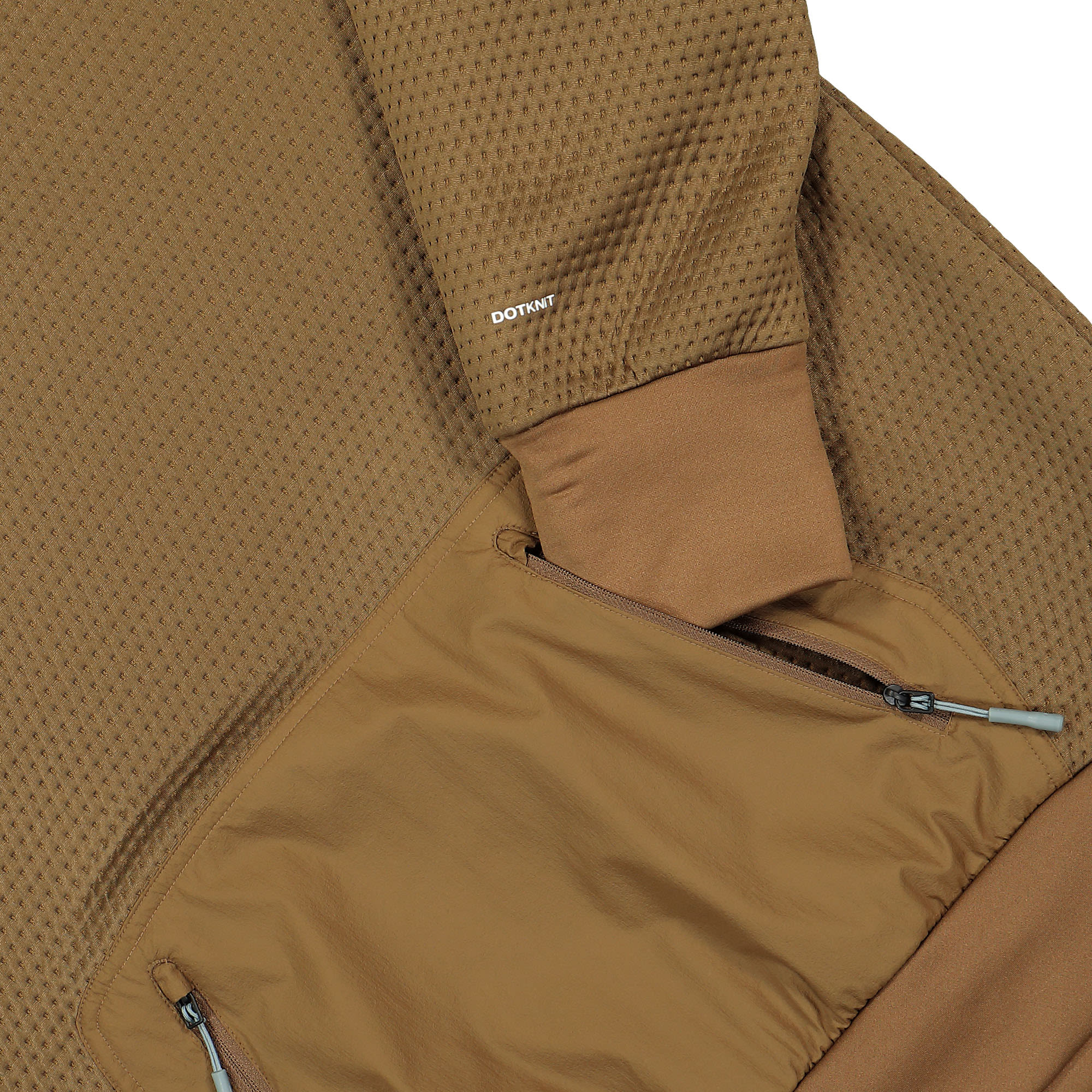 The North Face Undercover x The North Face DotKnit Double Hoodie Sepia Brown / Concrete Grey Hoodies Detailfoto | Overkill