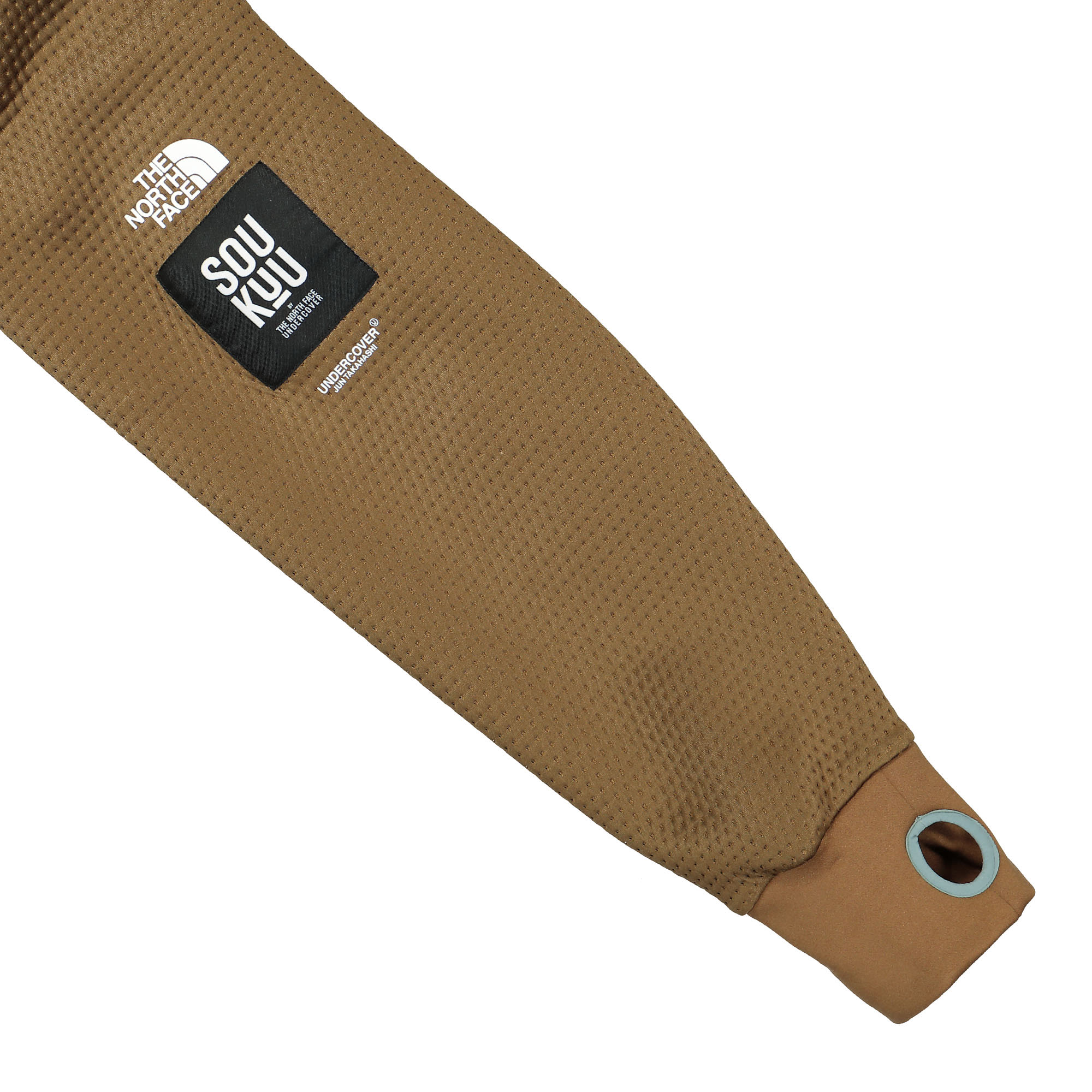 The North Face Undercover x The North Face DotKnit Double Hoodie Sepia Brown / Concrete Grey Hoodies Detail view 1 | Overkill