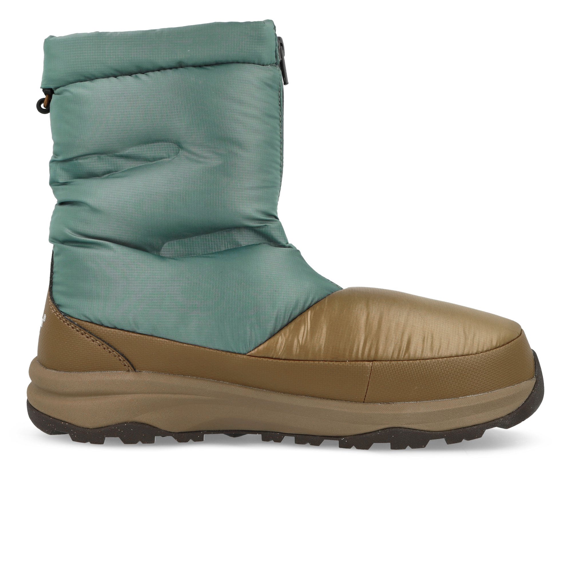 The North Face Undercover x The North Face Nuptse Bootie Bronze Brown-Congrete Grey Boots Silhouette | Overkill
