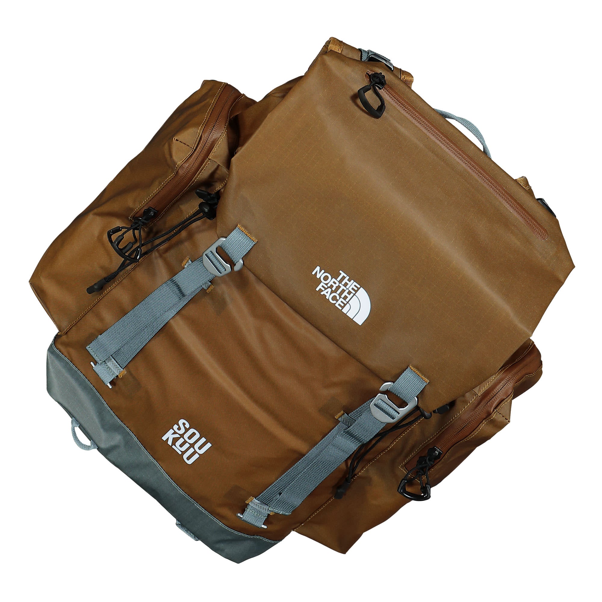 The North Face Undercover x The North Face Backpack Bronze Brown / Concrete Backpacks Close-up | Overkill