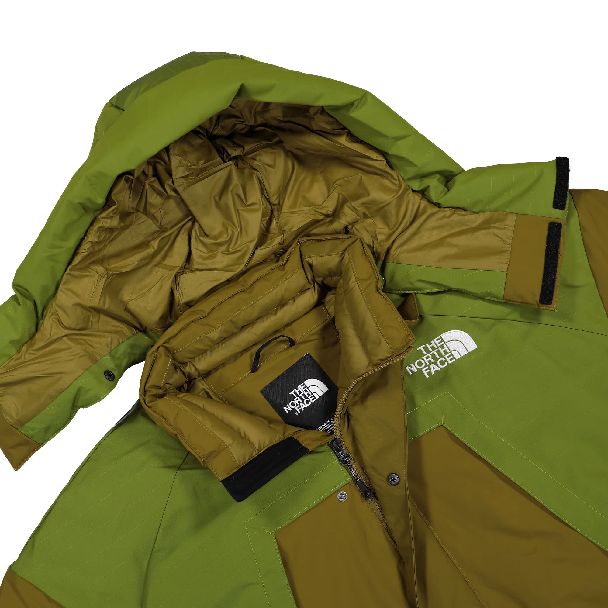 The North Face Kembar Insulated Parka Fir Green - Calla Green Parkas Close-up | Overkill