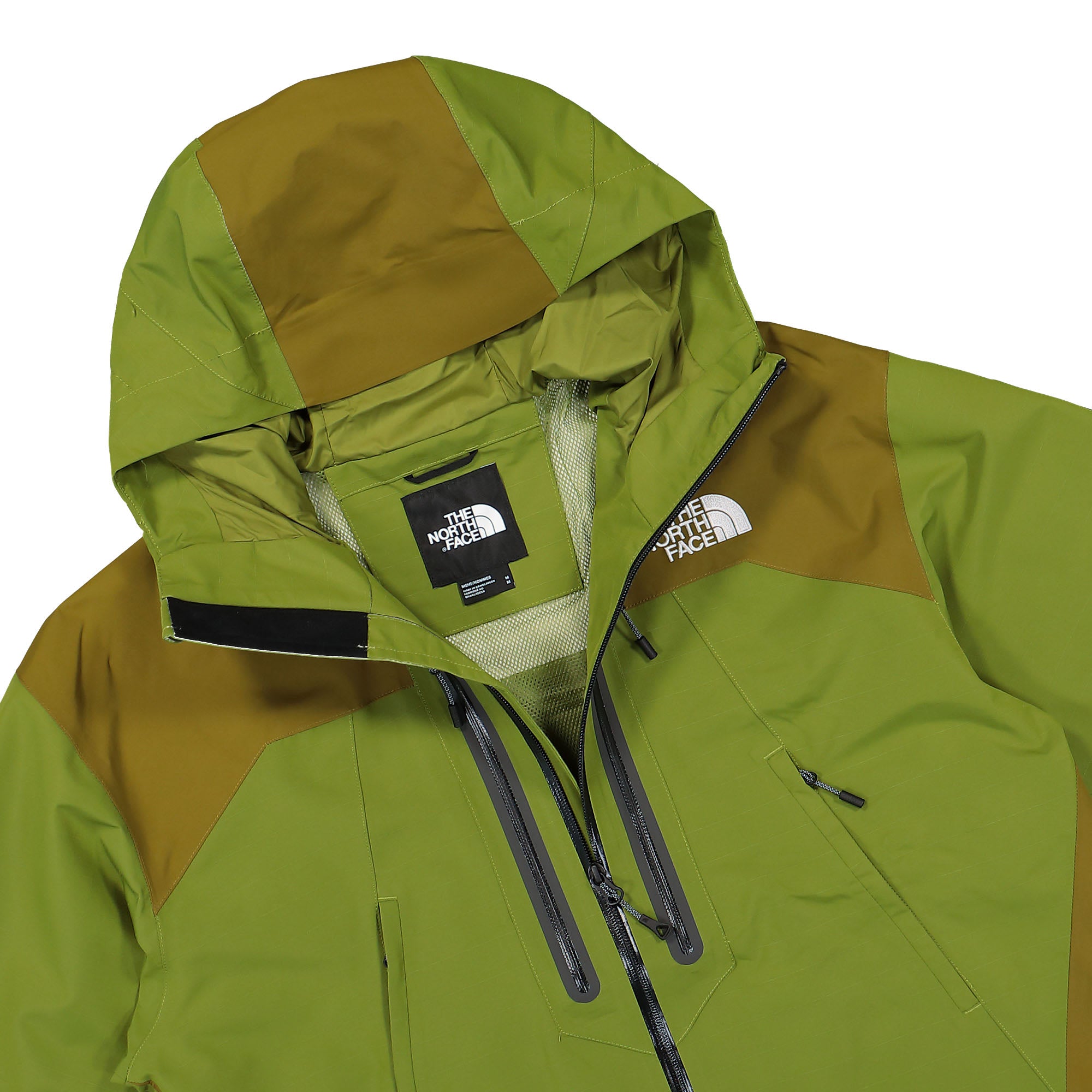 The North Face Transverse 2L Dryvent Jacket Calla Green - Fir Green Jackets Close-up | Overkill