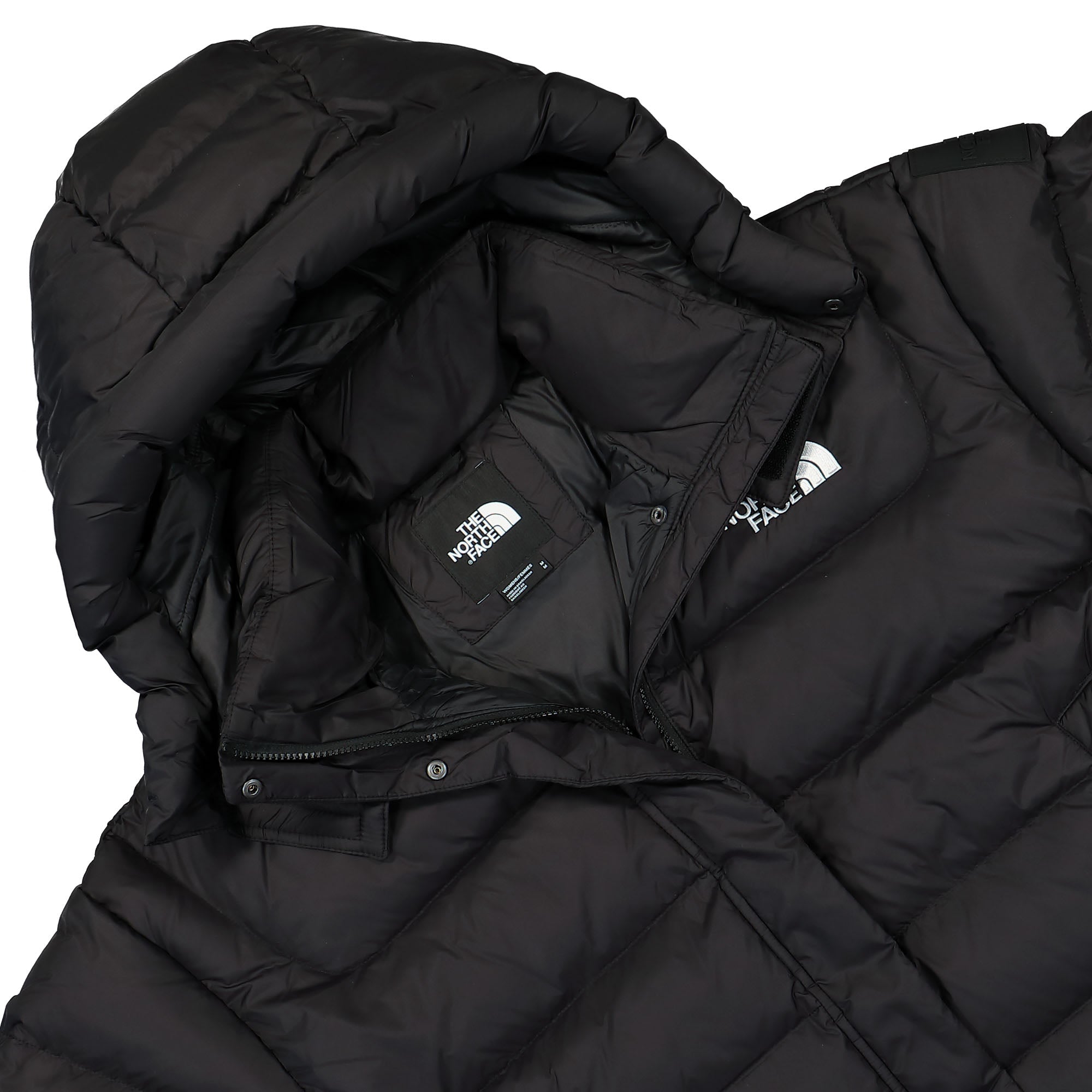 The North Face W Duster Y2K Synthetic Insulated Jacket TNF Black Jackets Close-up | Overkill