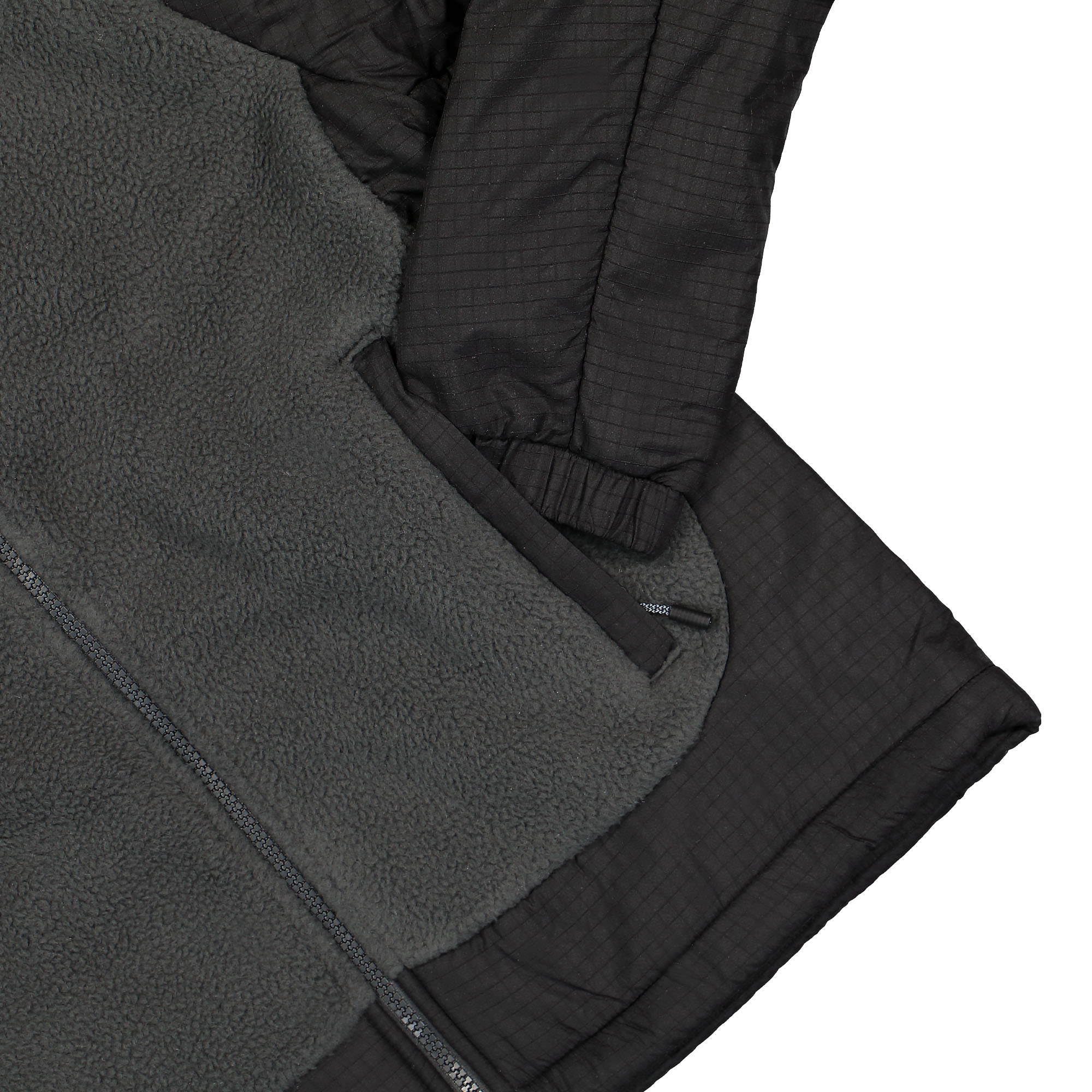 The North Face W Fleeski Y2K Jacket Asphalt Grey - TNF Black Fleece Jackets Detailfoto | Overkill