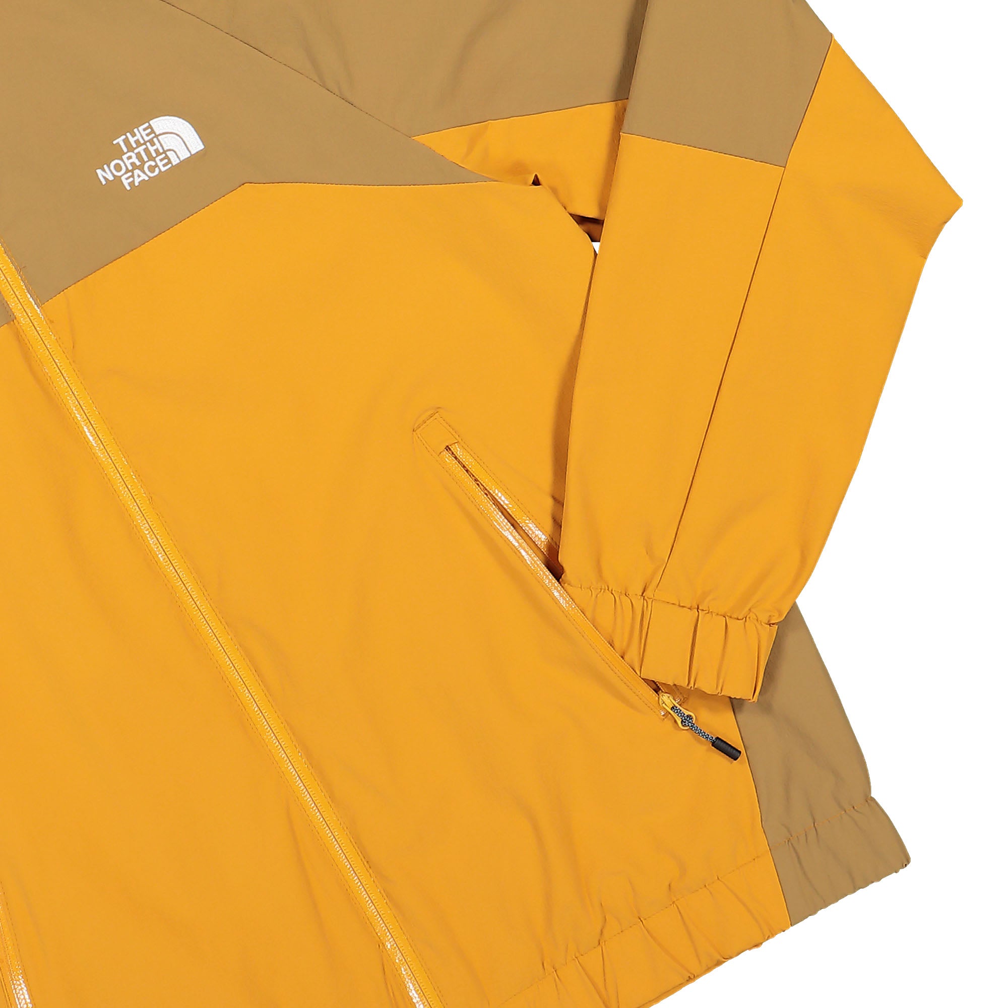 The North Face NSE Shell Suit Top Citrine Yellow / Utility Brown Track Jackets Detailfoto | Overkill