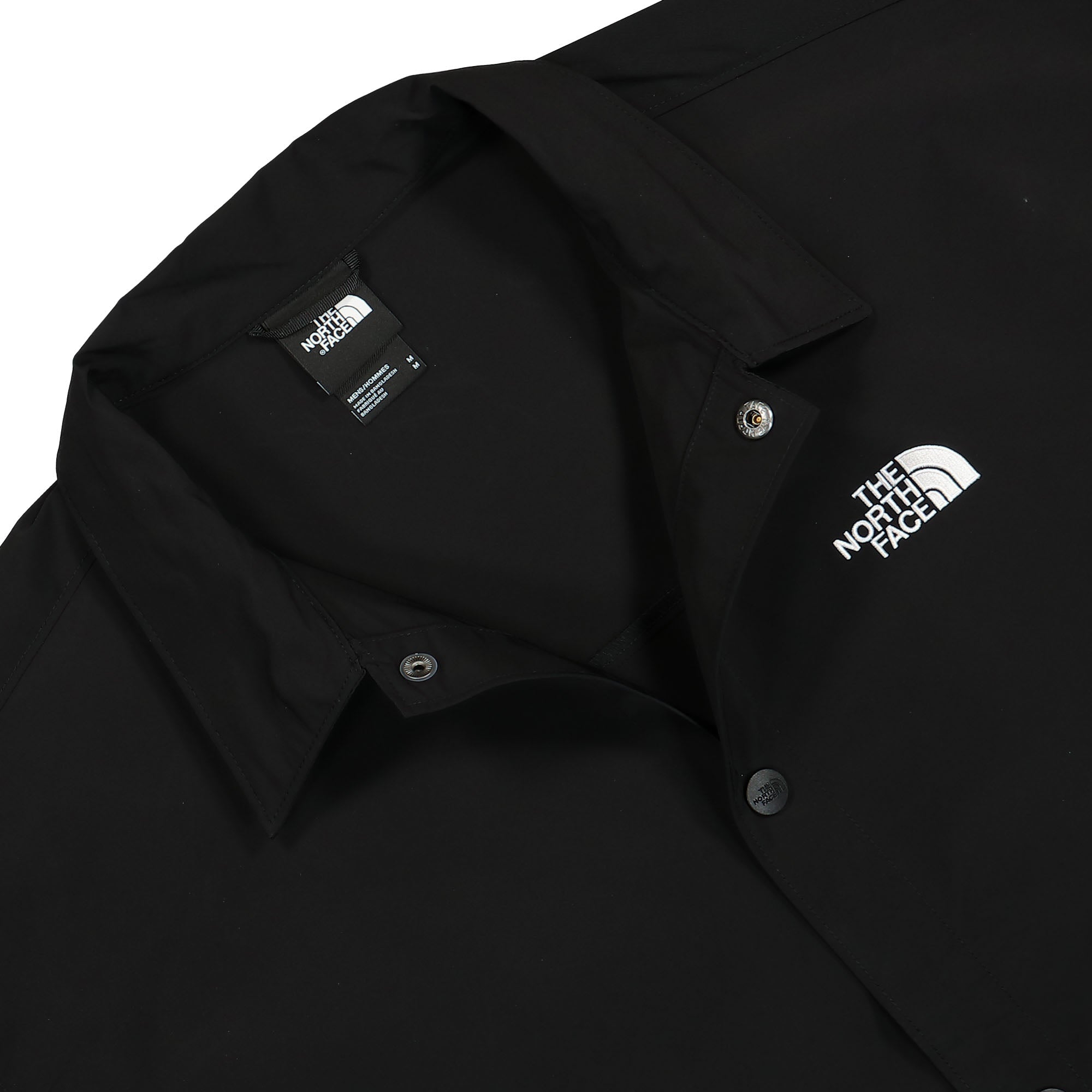 The North Face TNF Easy Wind Coaches Jacket TNF Black Jackets Close-up | Overkill