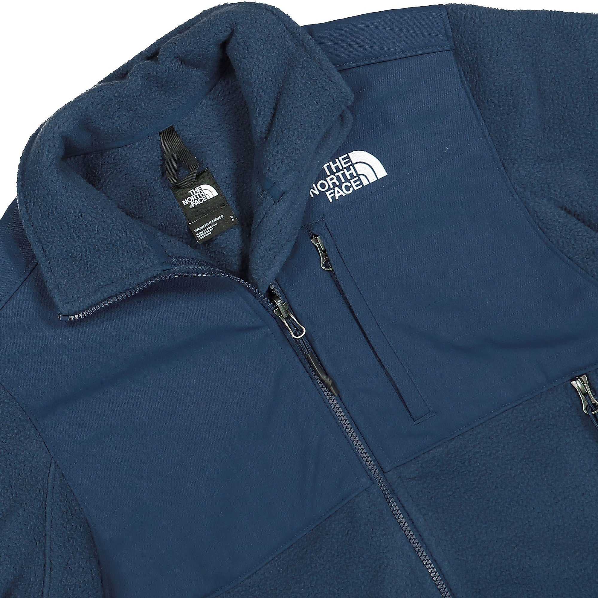 The North Face W Ripstop Denali Jacket Summit Navy Fleece Jackets Close-up | Overkill