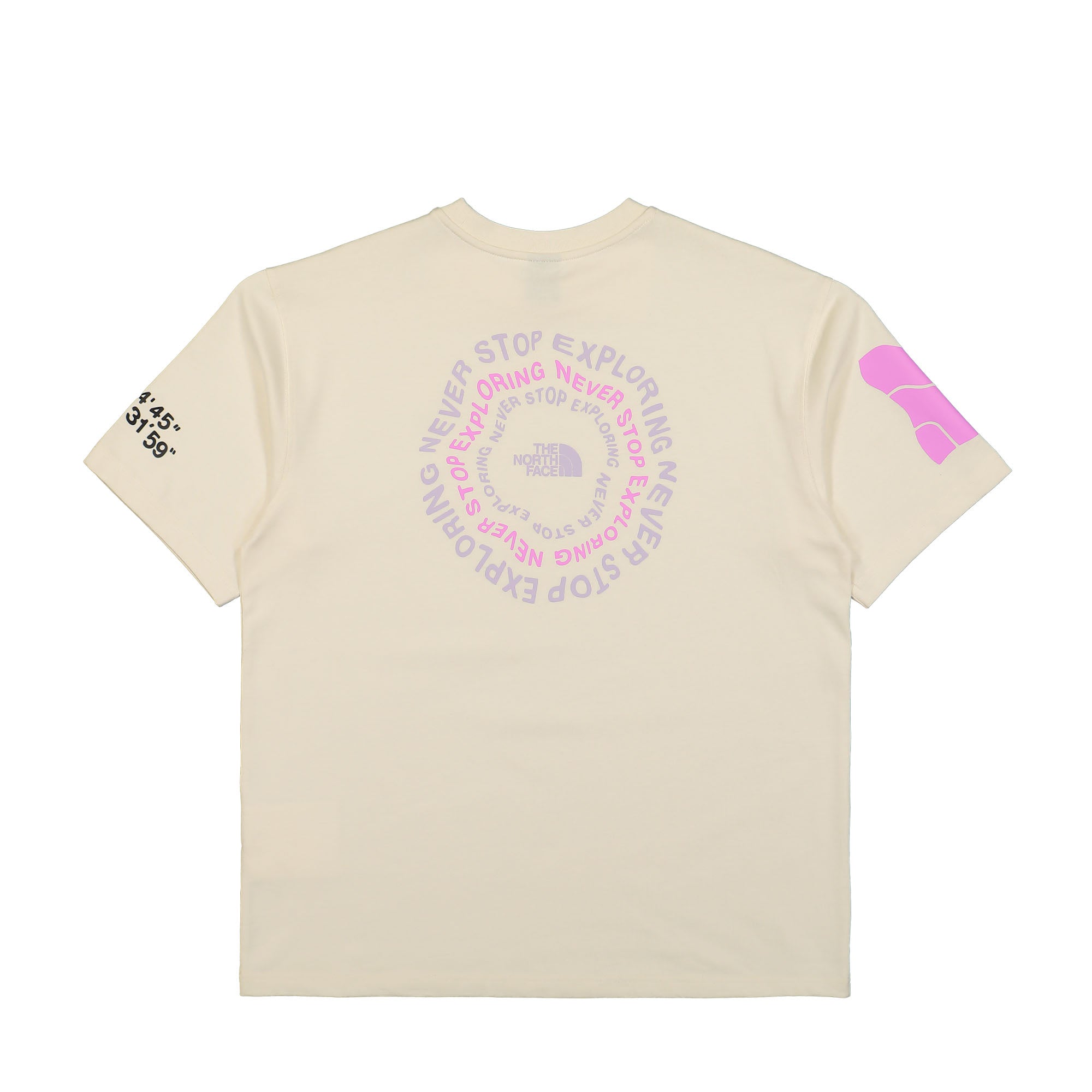The North Face NSE Graphic S/S Tee White Dune T-Shirts Close-up | Overkill