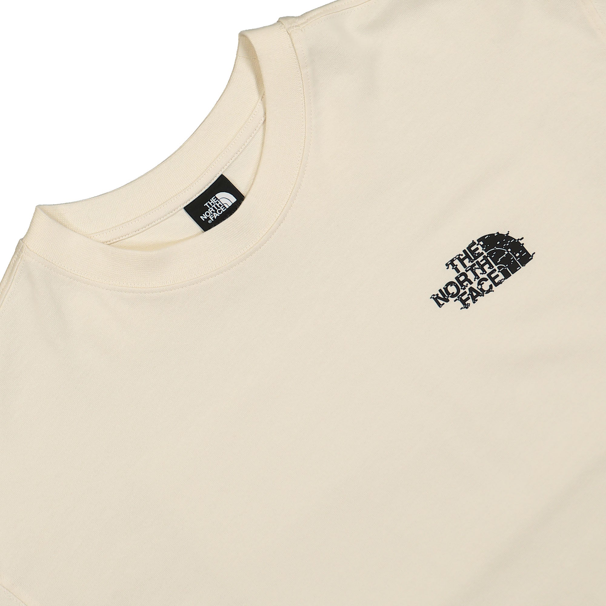 The North Face NSE Graphic S/S Tee White Dune T-Shirts Material | Overkill