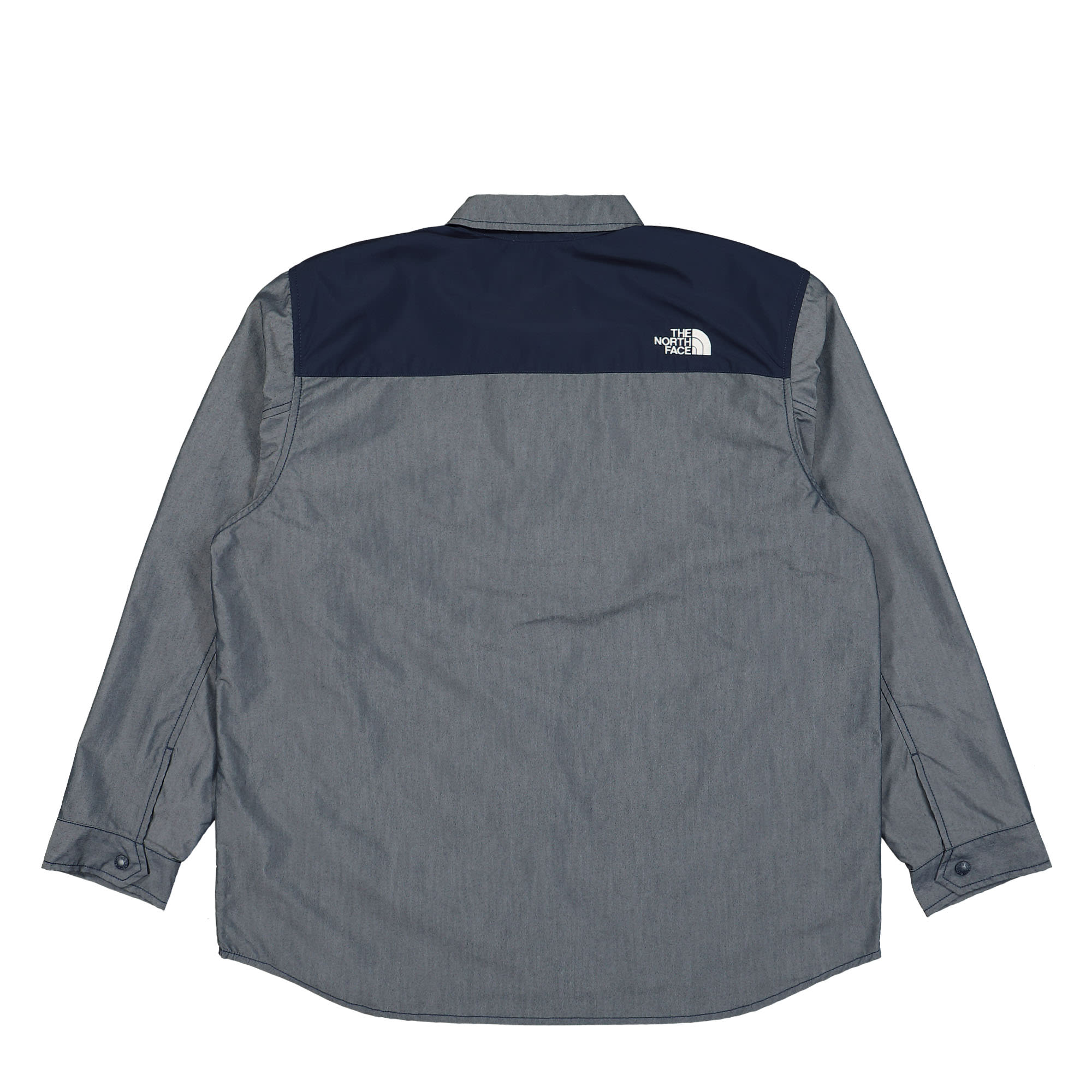 The North Face Denim LS Shirt - AP Light Indigo Denim Wash Shirts Material | Overkill