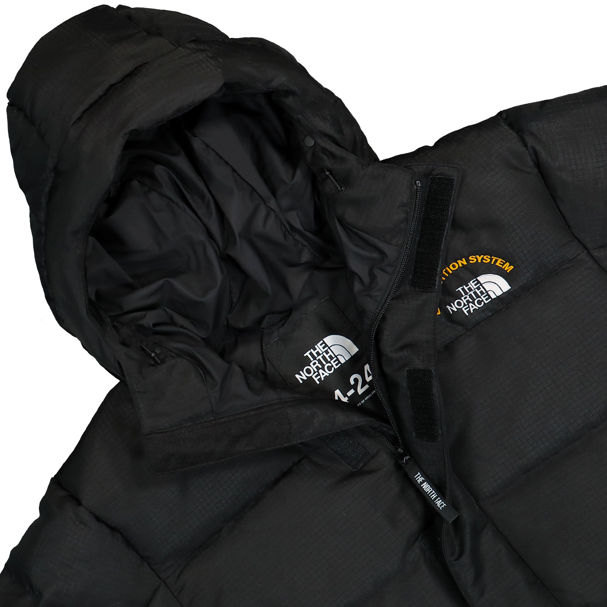 The North Face Himalayan 30 Anniversary Parka TNF Black Puffer Jackets Close-up | Overkill