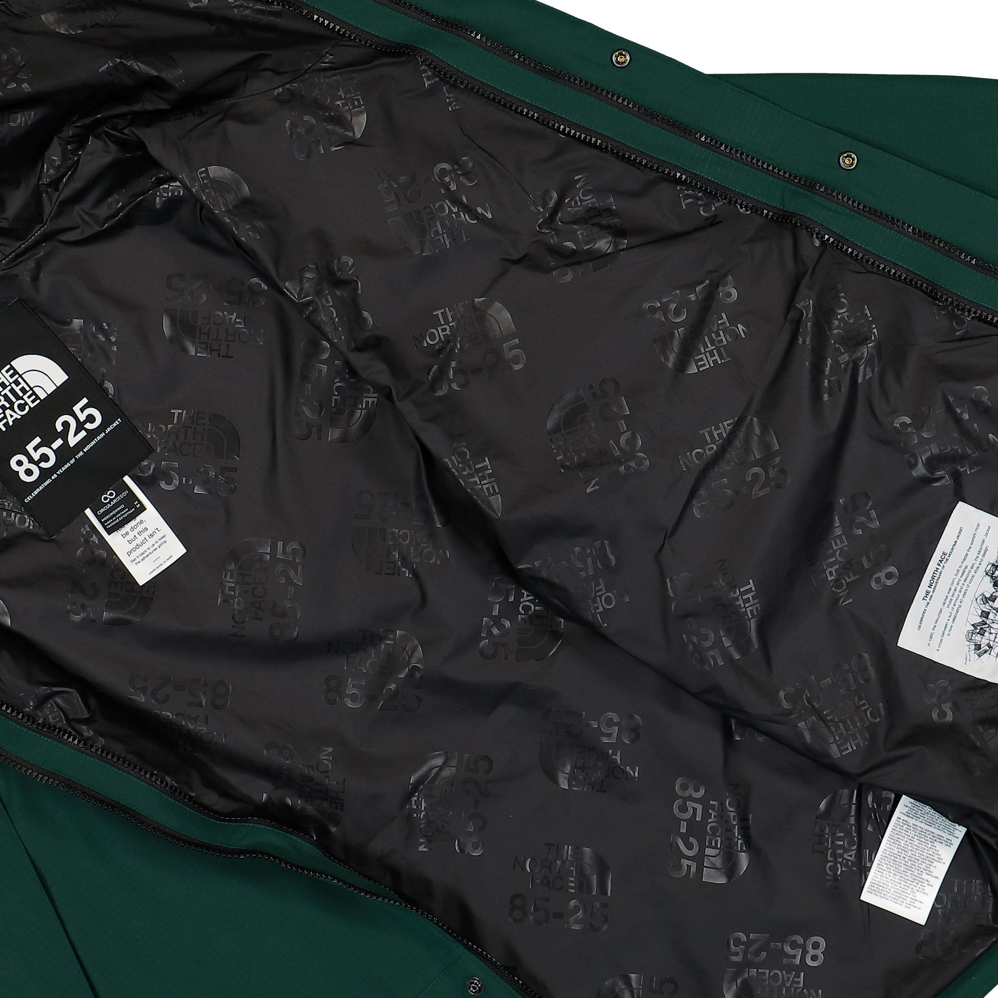 The North Face Dryvent Mono Mountain Jacket Deep Nori / TNF Black Windbreaker Detail view 1 | Overkill