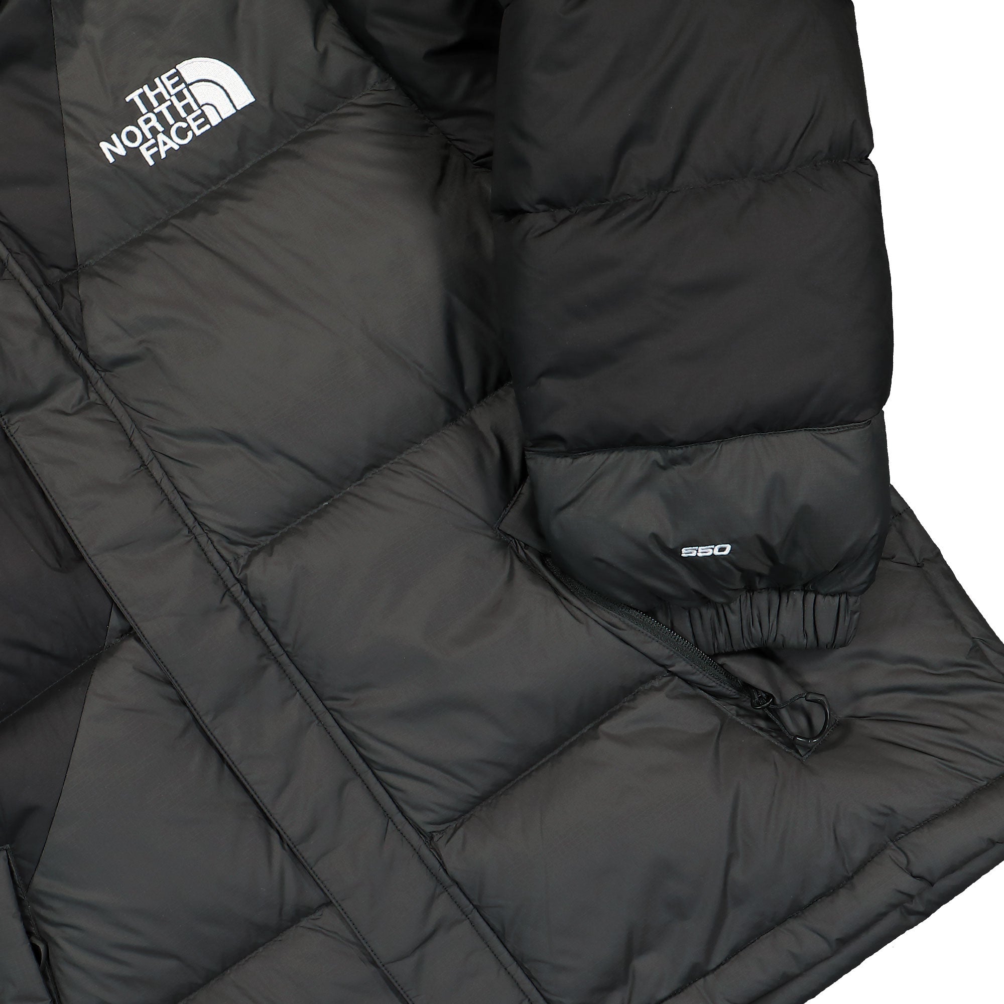 The North Face Down Puffer Jacket TNF Black / Asphalt Grey Puffer Jackets Detailfoto | Overkill