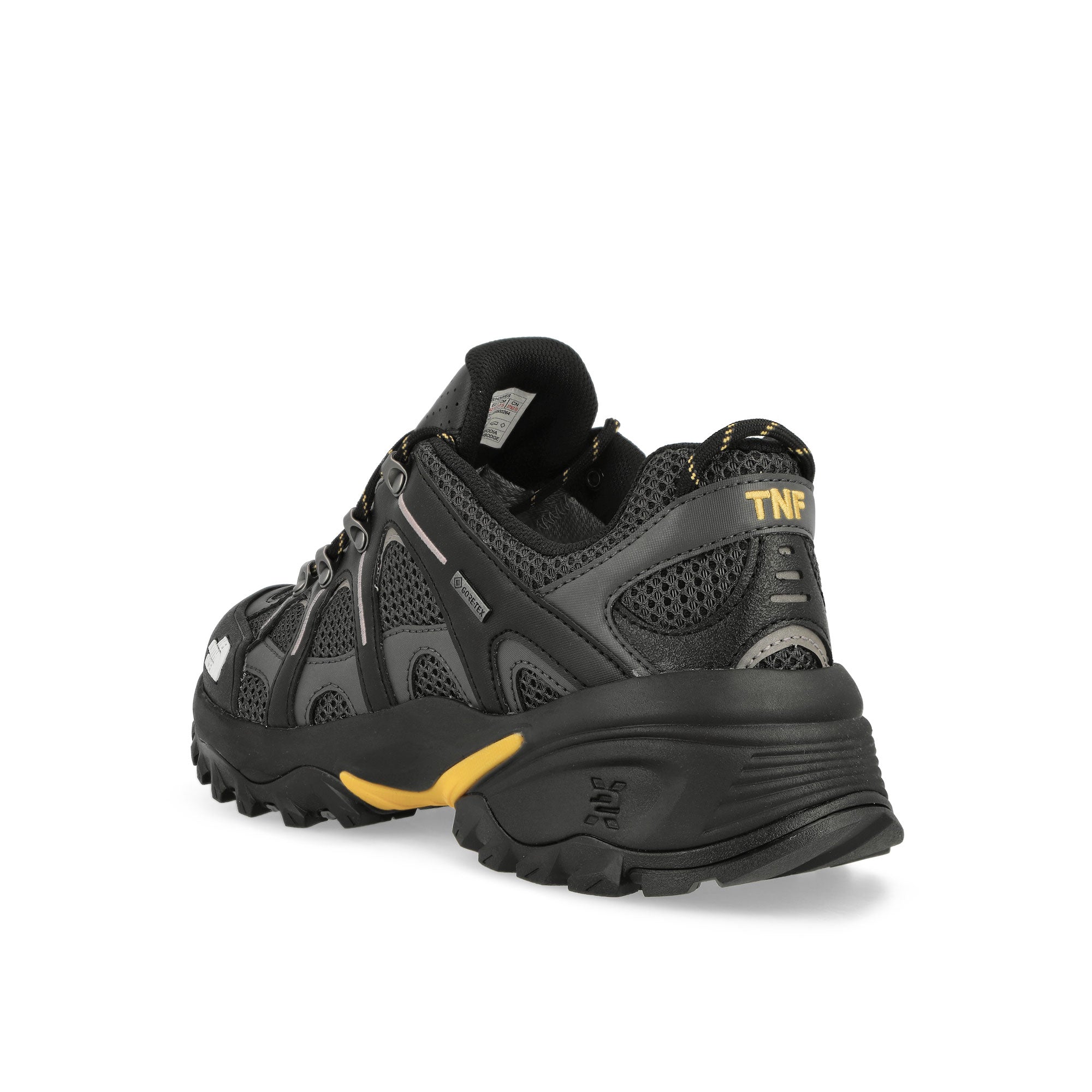 The North Face Hedgehog 06 RVST Gore Tex TNF Black / Asphalt Grey Low Top Sneakers Material | Overkill
