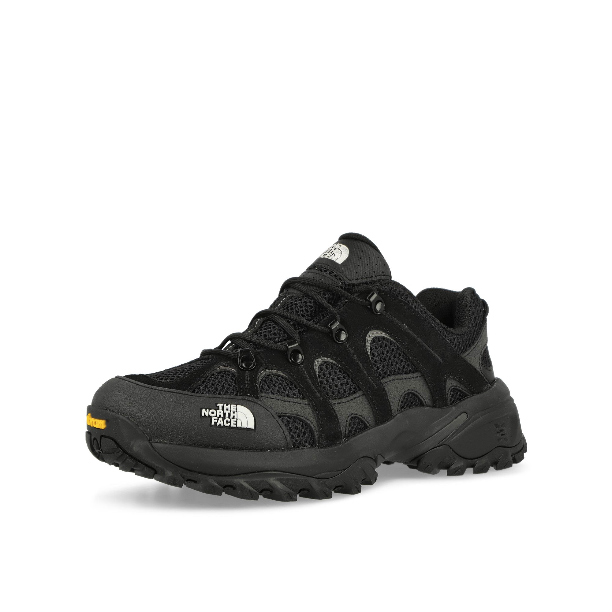 The North Face Hedgehog 06 RVST TNF Black Low Top Sneakers Close Up | Overkill