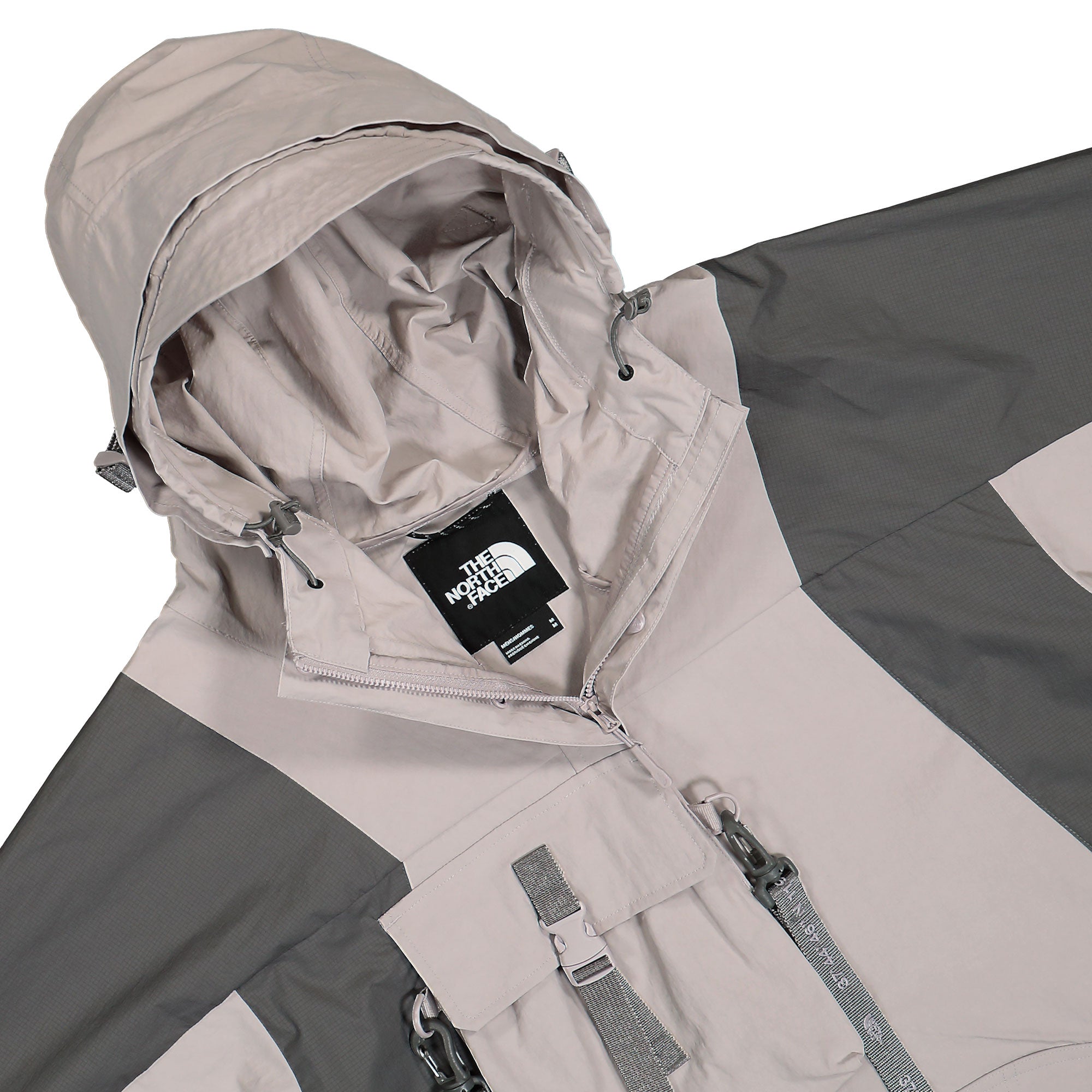 The North Face M Lightweight Anorak Moonstone Grey / Smoked Pink Parkas Close-up | Overkill