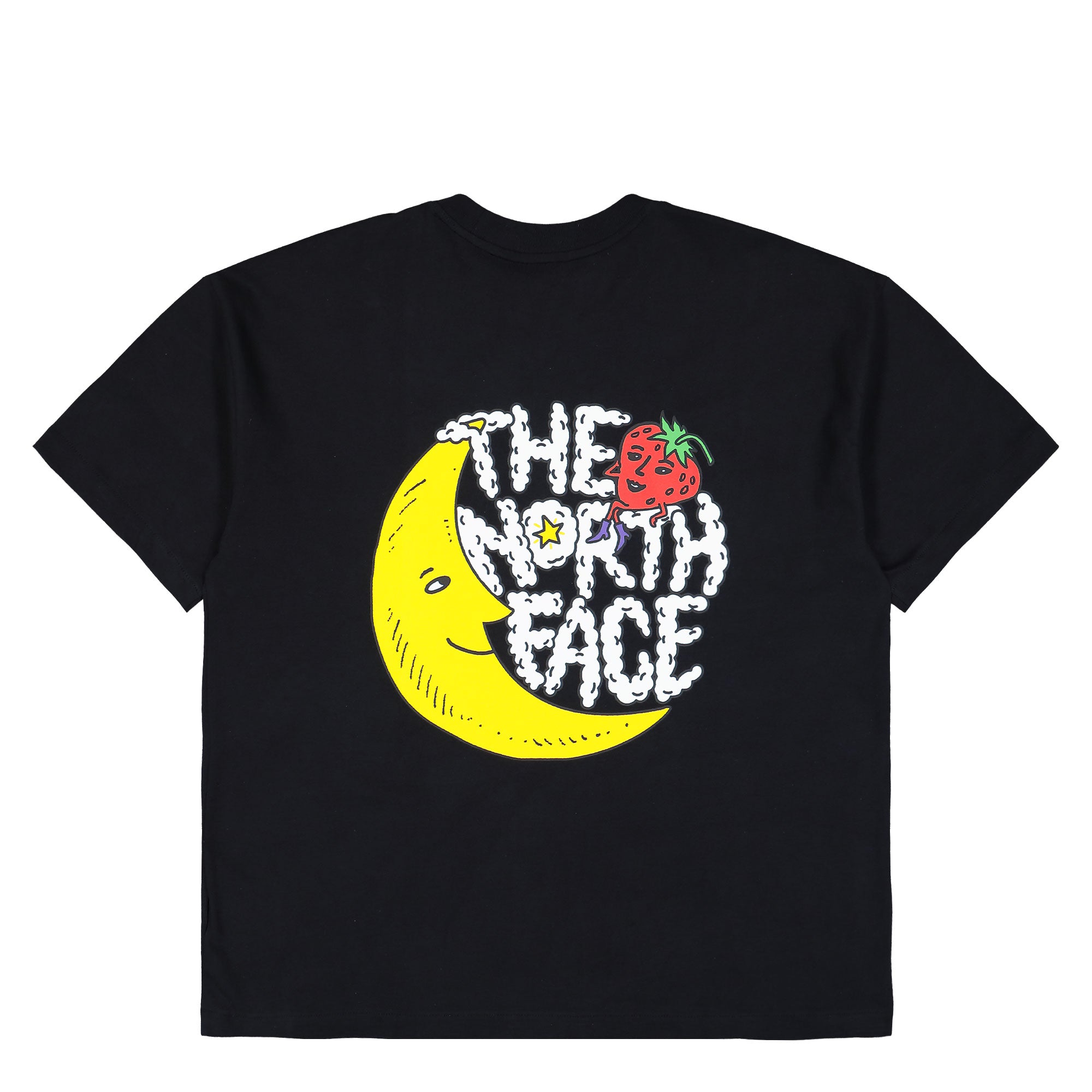 SHF x The North Face Tee TNF Black T-Shirts NF0A8HHPJK3 Close-up | Overkill