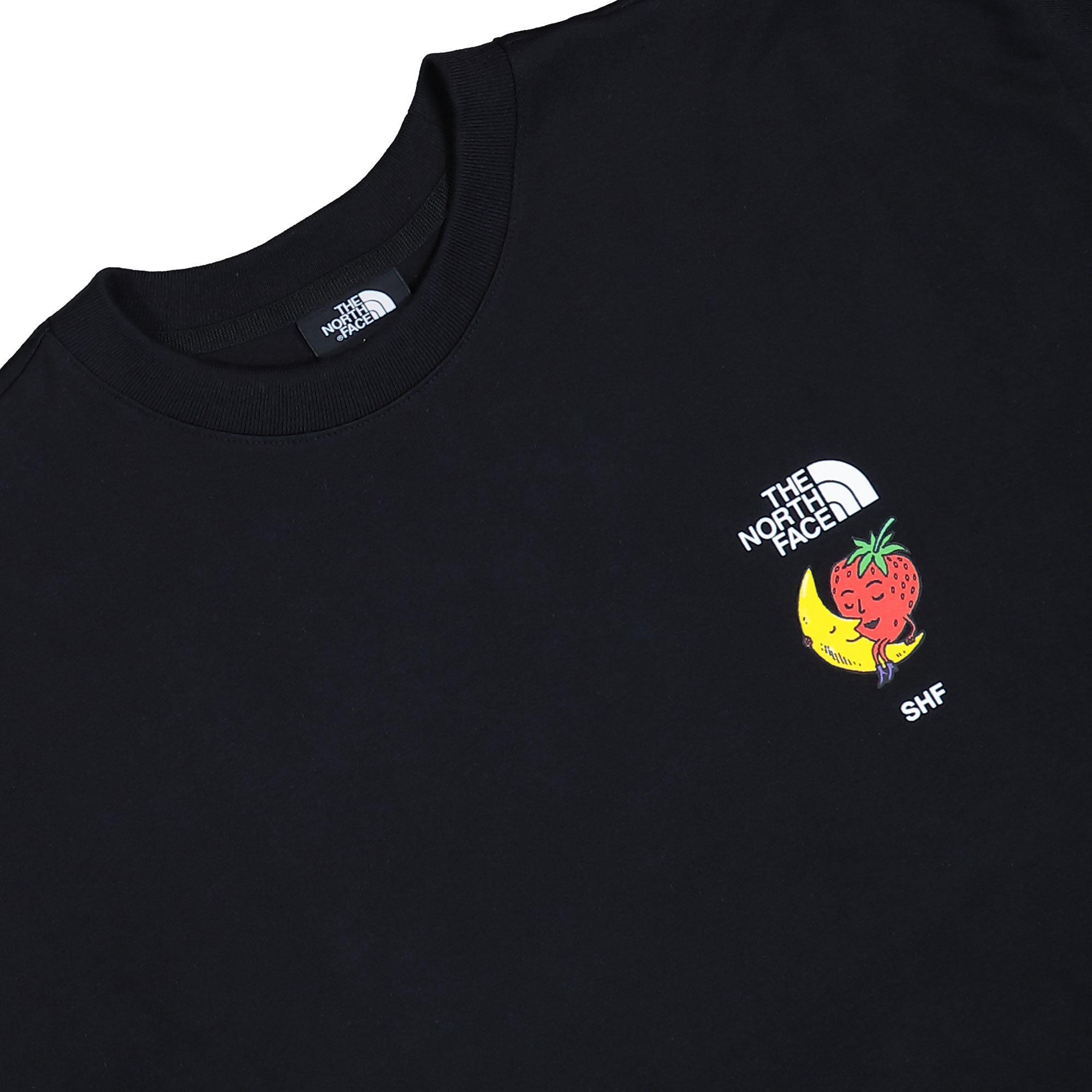 SHF x The North Face Tee TNF Black T-Shirts NF0A8HHPJK3 Detailfoto | Overkill