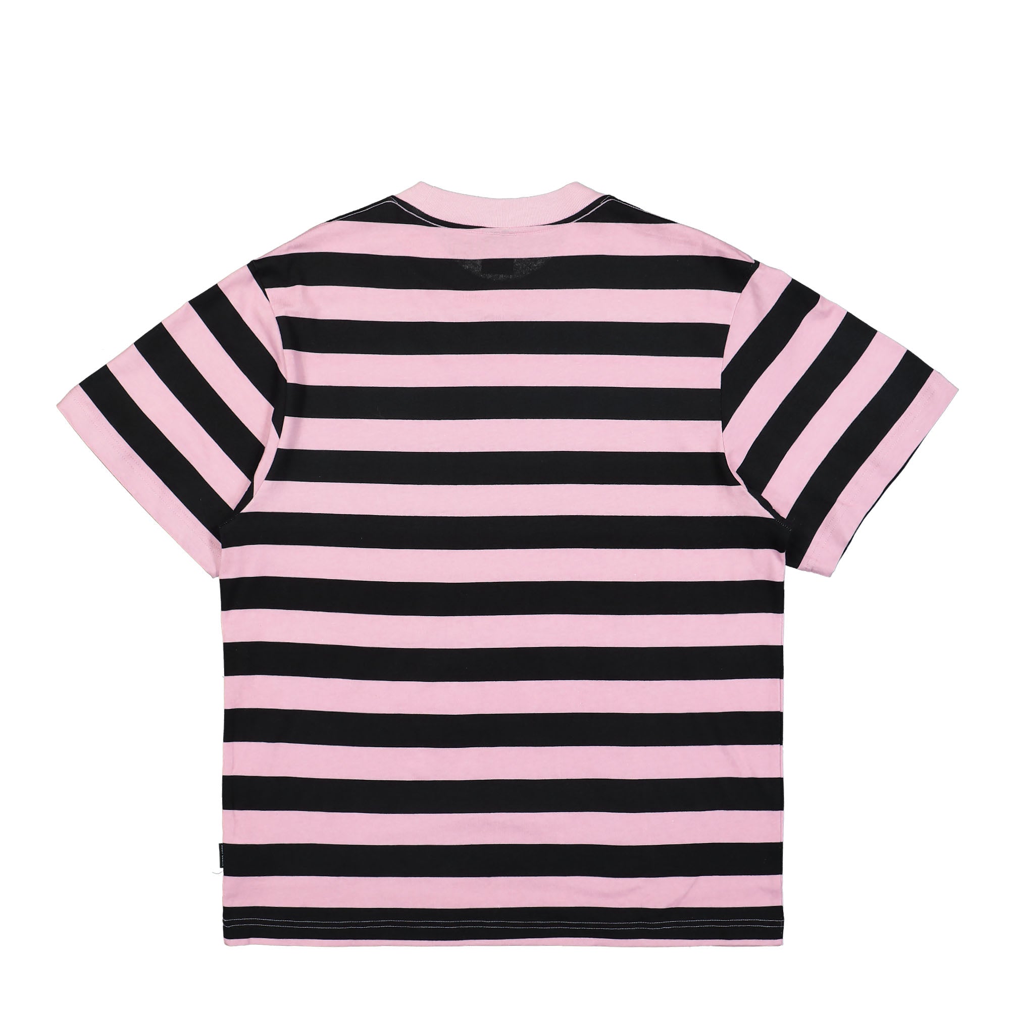 Noon Goons Stoned Stripe T-Shirt Black / Pink T-Shirts Material | Overkill