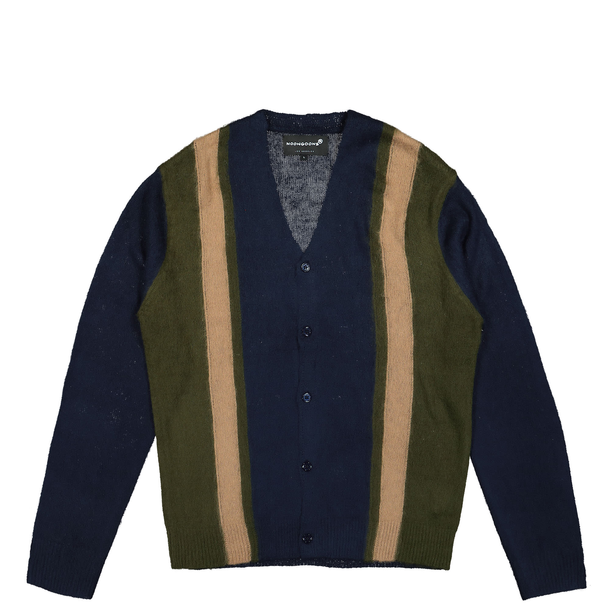 Noon Goons Recess Knit Cardigan Navy / Moss Cardigans NGSS23040 / Navy / Moss | Overkill