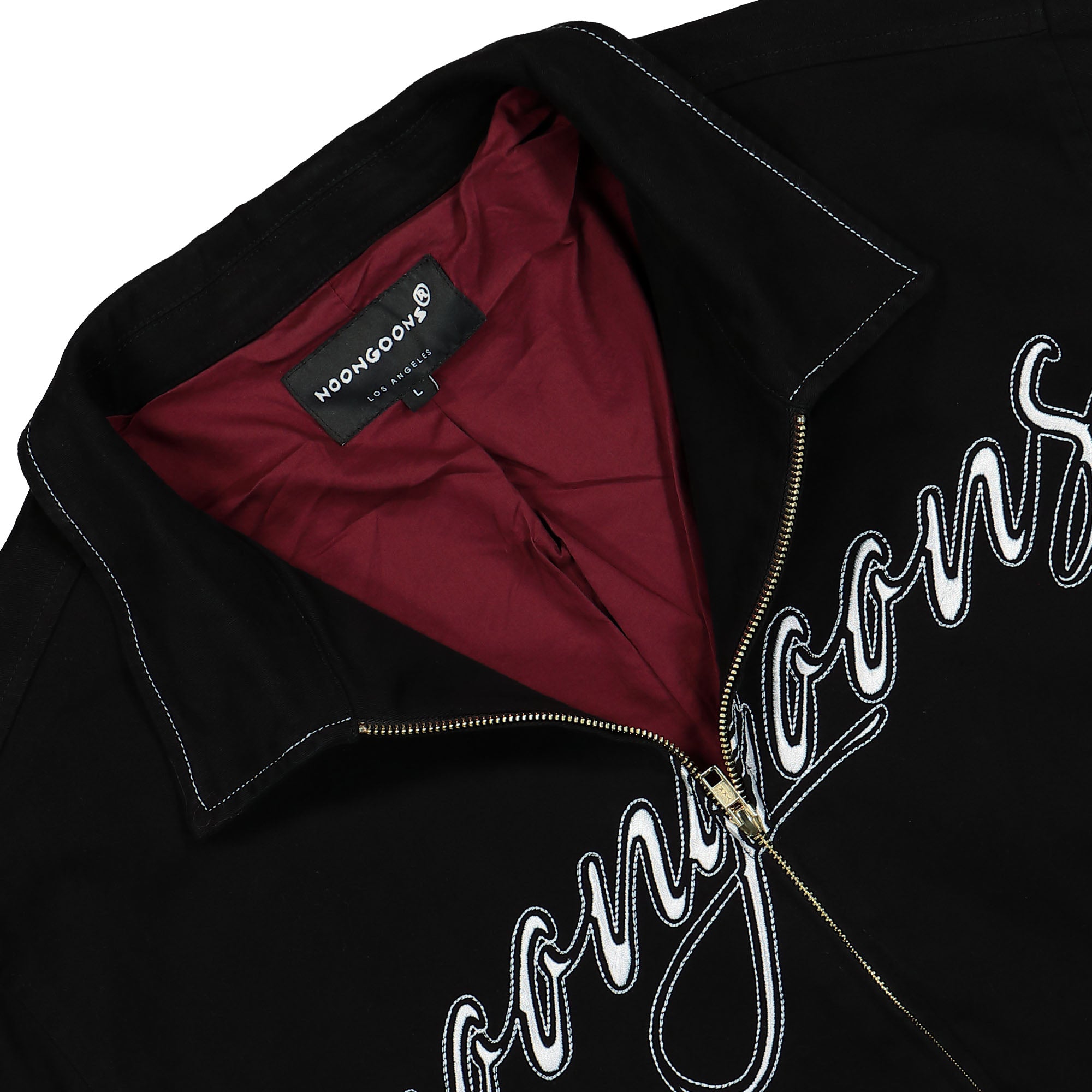 Noon Goons Stitched Up Jacket Black Jackets Close-up | Overkill