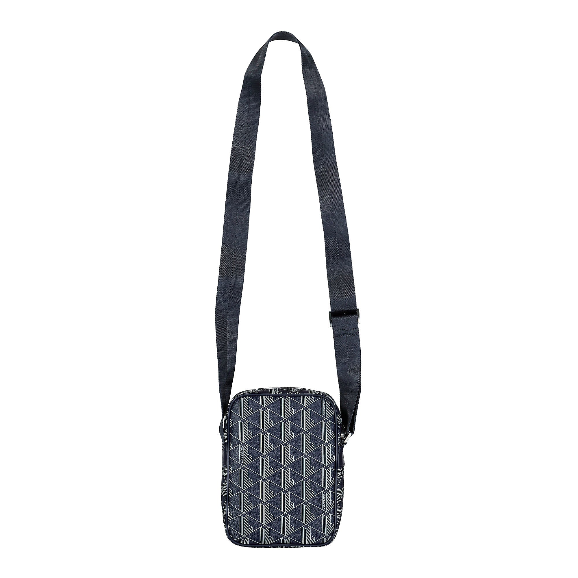 Lacoste Vertical Camera Bag Mono Marine / Laponie Shoulder & Cross Body Bags Close-up | Overkill