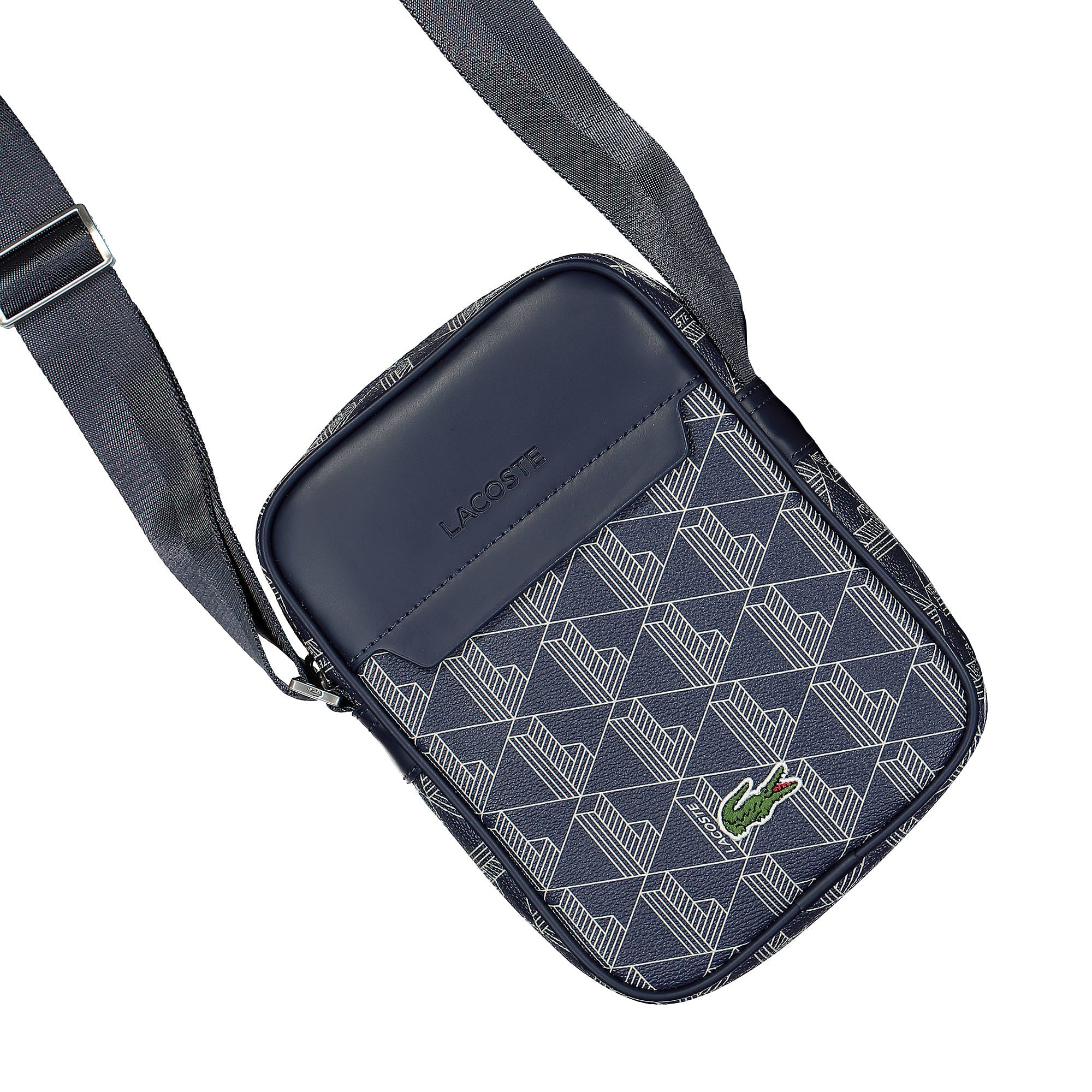 Lacoste Vertical Camera Bag Mono Marine / Laponie Shoulder & Cross Body Bags Material | Overkill