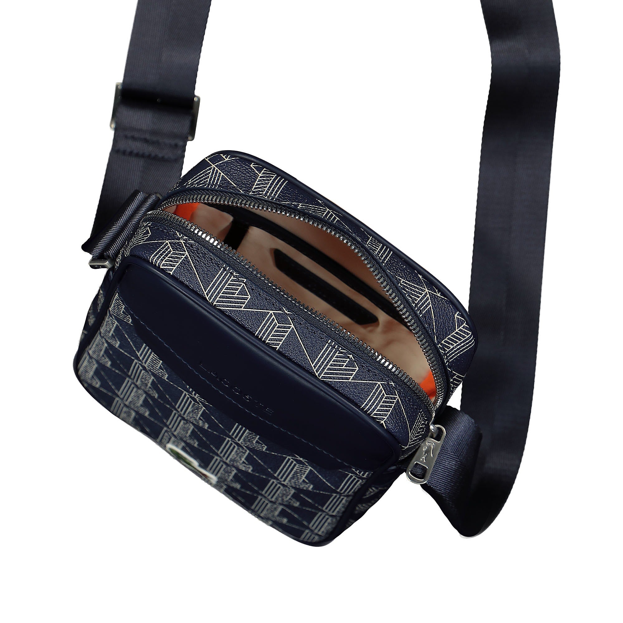 Lacoste Vertical Camera Bag Mono Marine / Laponie Shoulder & Cross Body Bags Detailfoto | Overkill