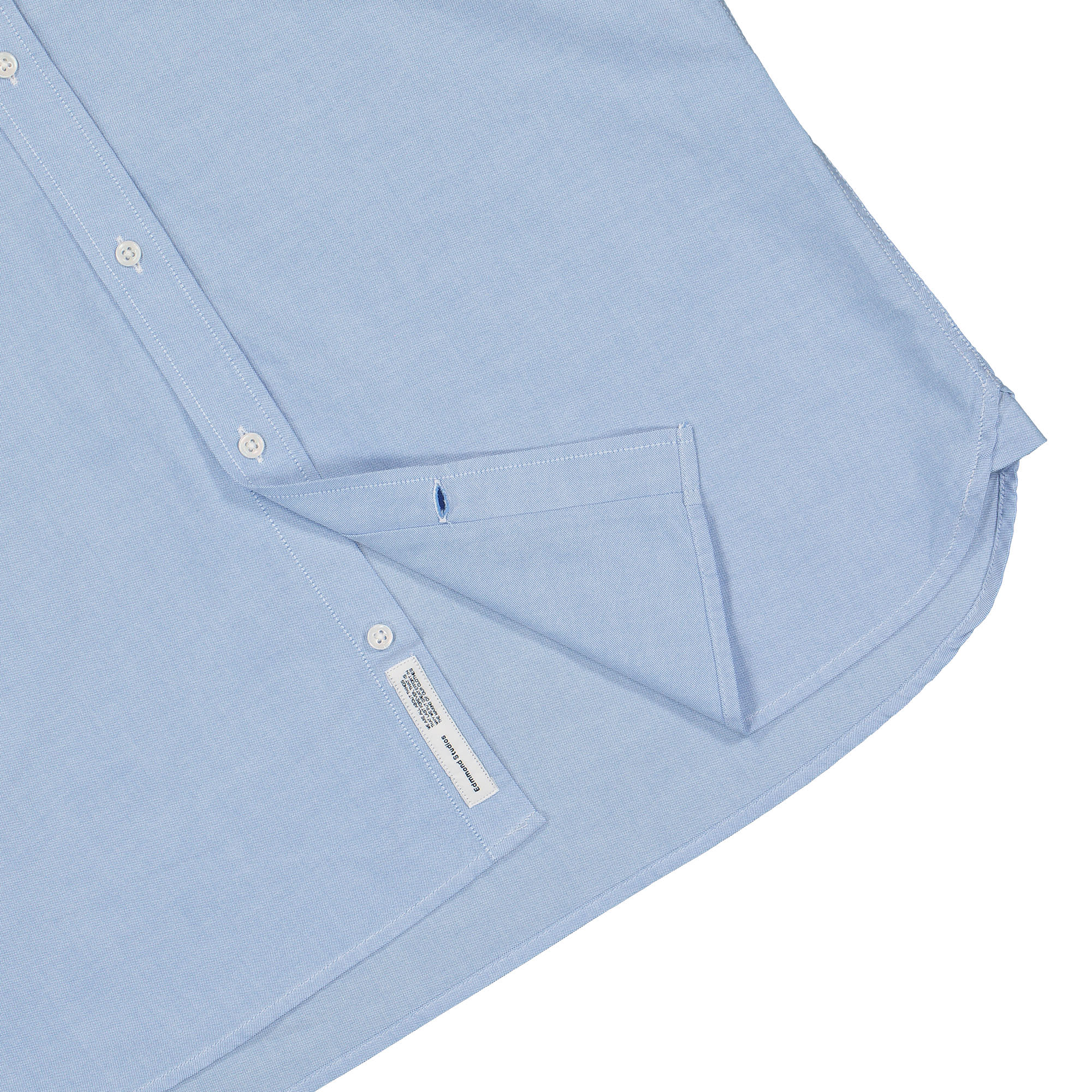 Edmmond Studios BD Shirt Duck Patch Light Blue Shirts Detailfoto | Overkill