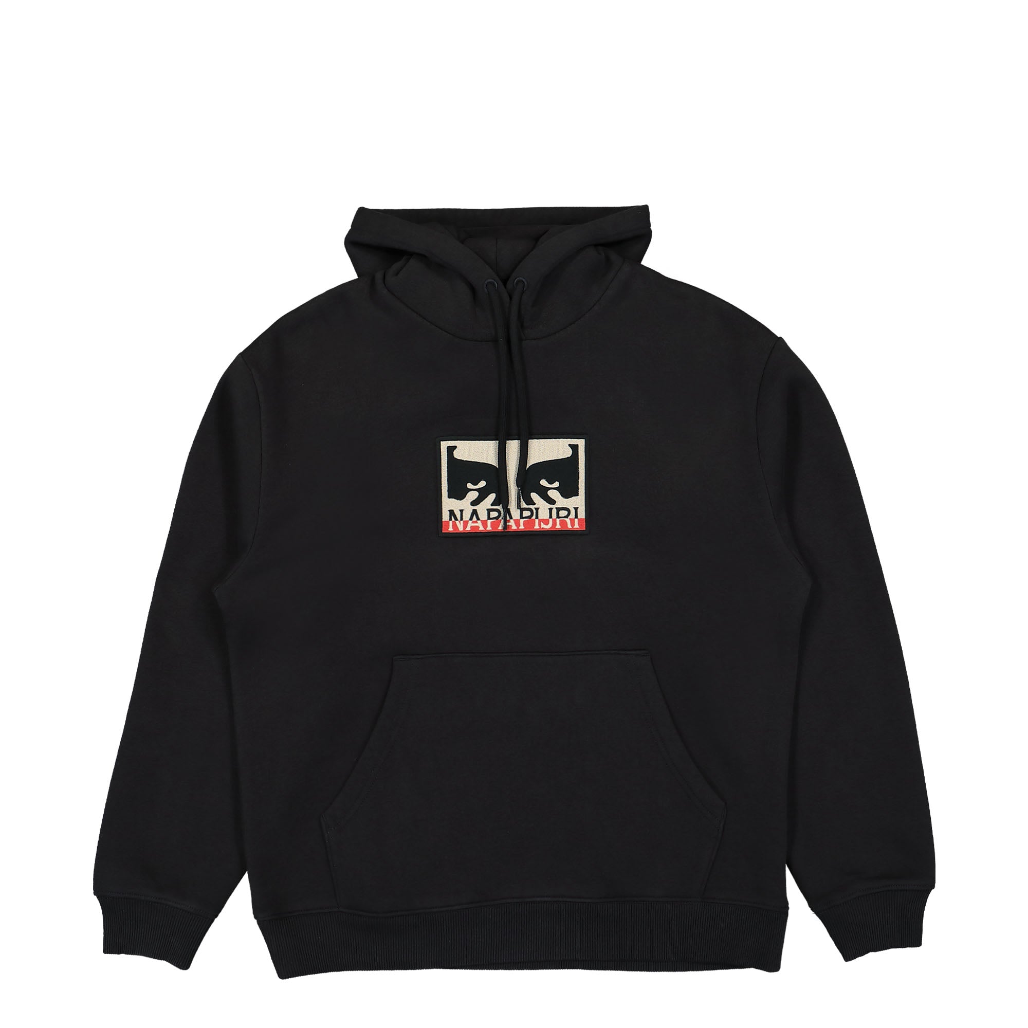 Obey Napapijri x Obey Hoodie Black Hoodies NP0A4HMF0411 | Overkill