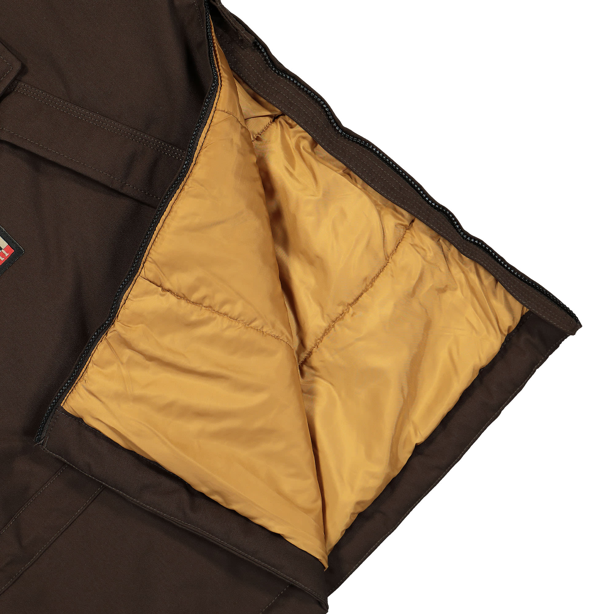 Obey Napapijri x Obey Dont Just Watch It Burn Skidoo Jacket Dark Brown Jackets Detail view 1 | Overkill