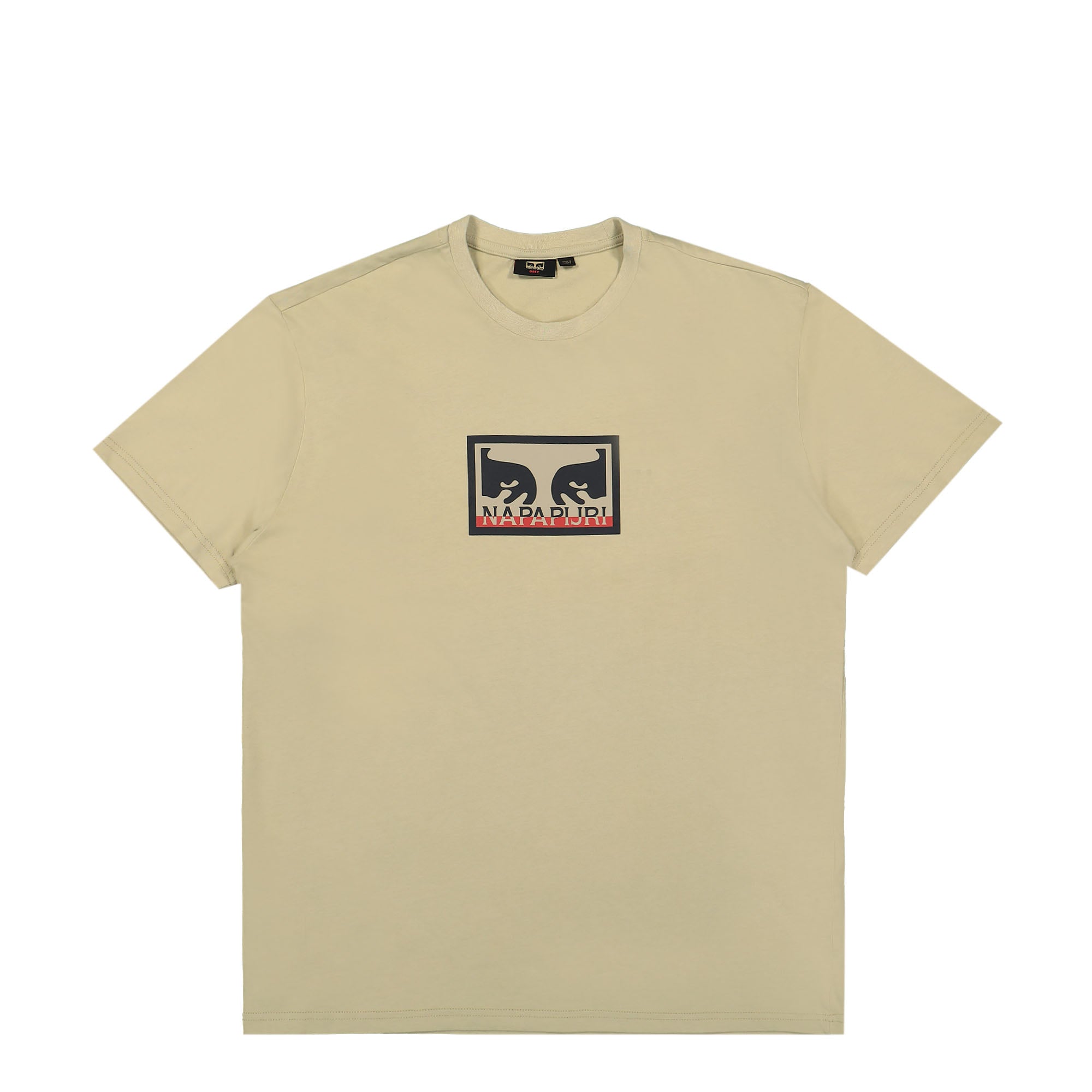 Obey Napapijri x Obey Tee Cream T-Shirts NP0A4HMLN1C1 | Overkill