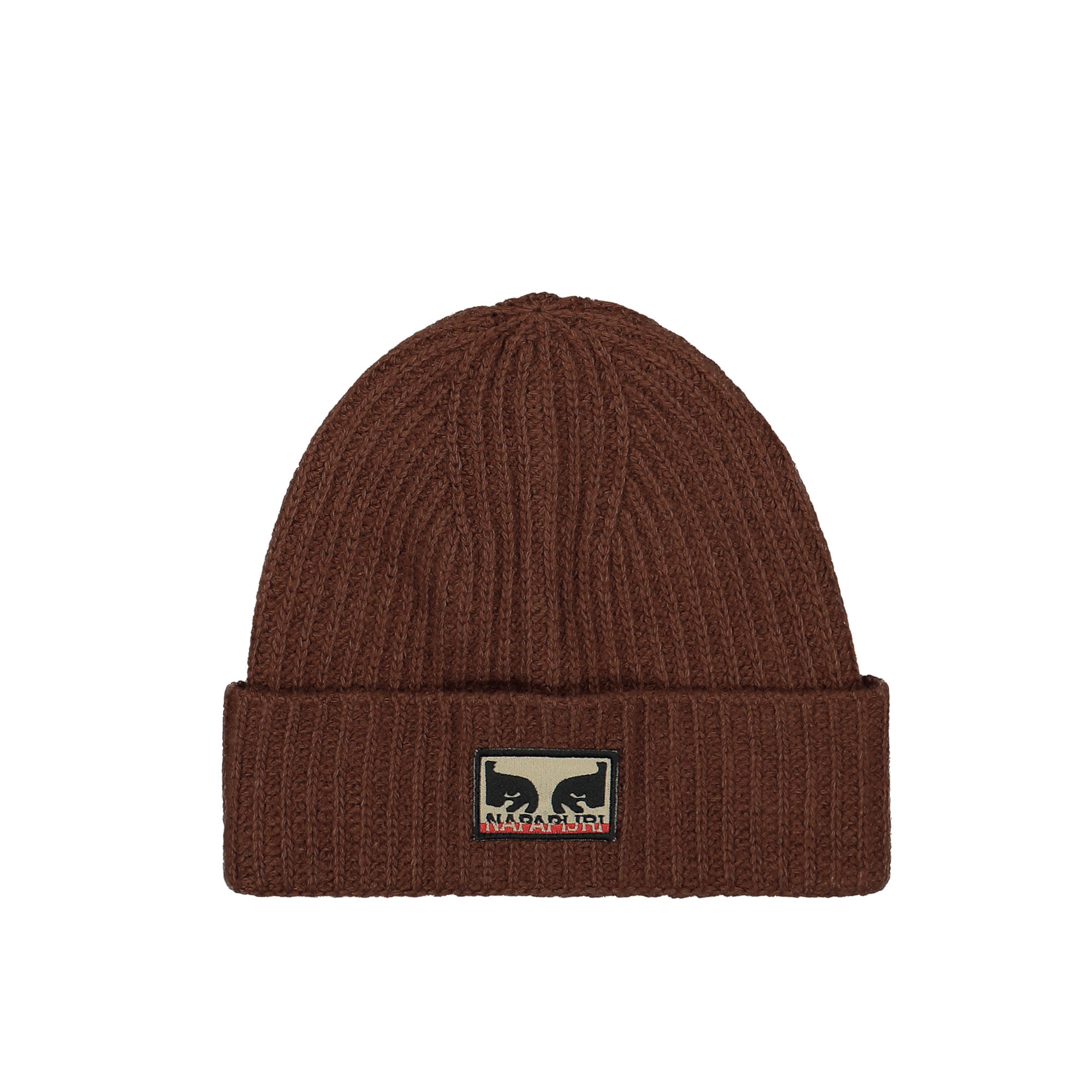 Obey Napapijri x Obey Beanie Dark Brown Beanies NP0A4HMOWA91 | Overkill