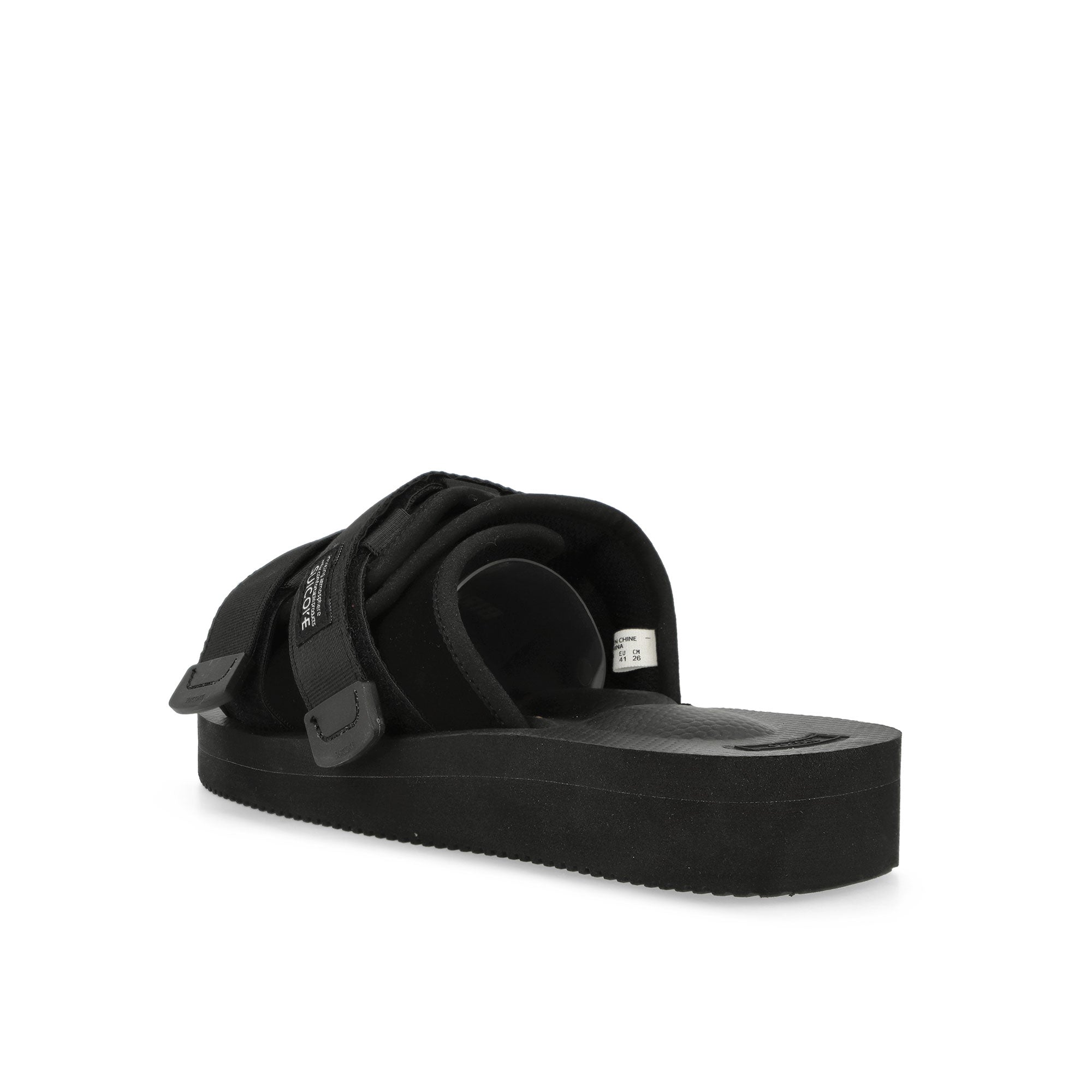 Suicoke Moto - VS Black Slides, Sandals & Slippers Material | Overkill