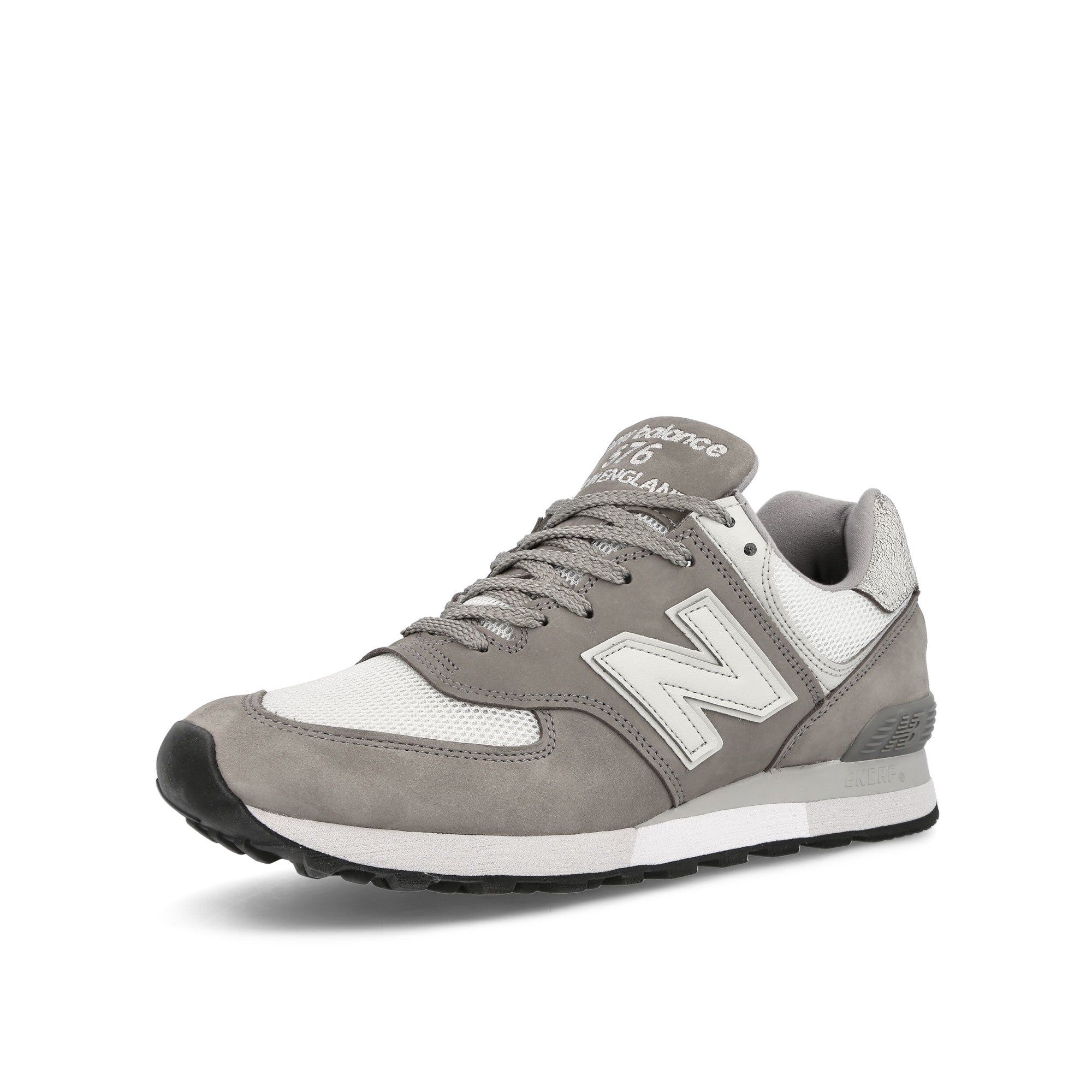 New Balance OU576FLB Flint Grey-Star White Low Top Sneakers Close Up | Overkill