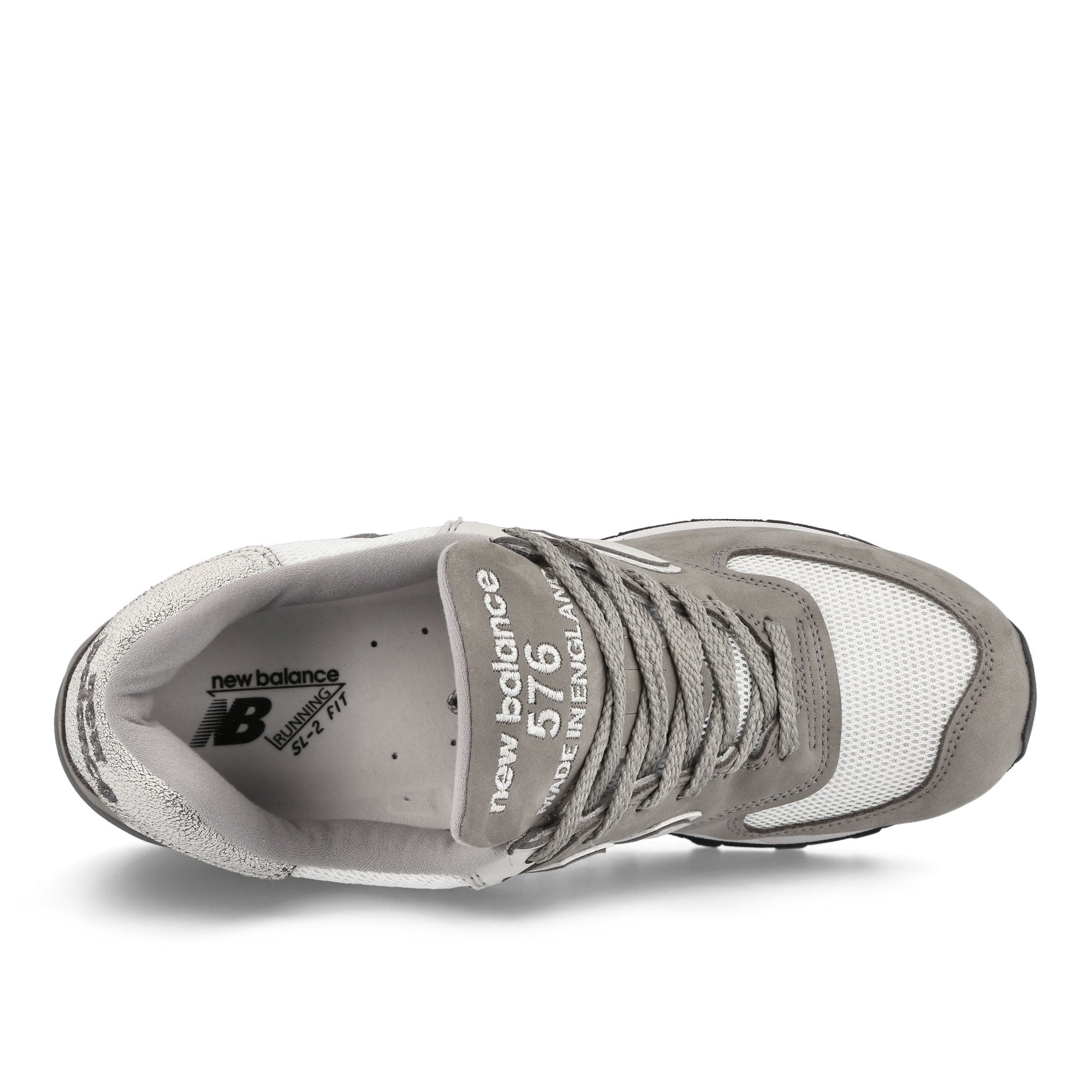 New Balance OU576FLB Flint Grey-Star White Low Top Sneakers Detailfoto | Overkill