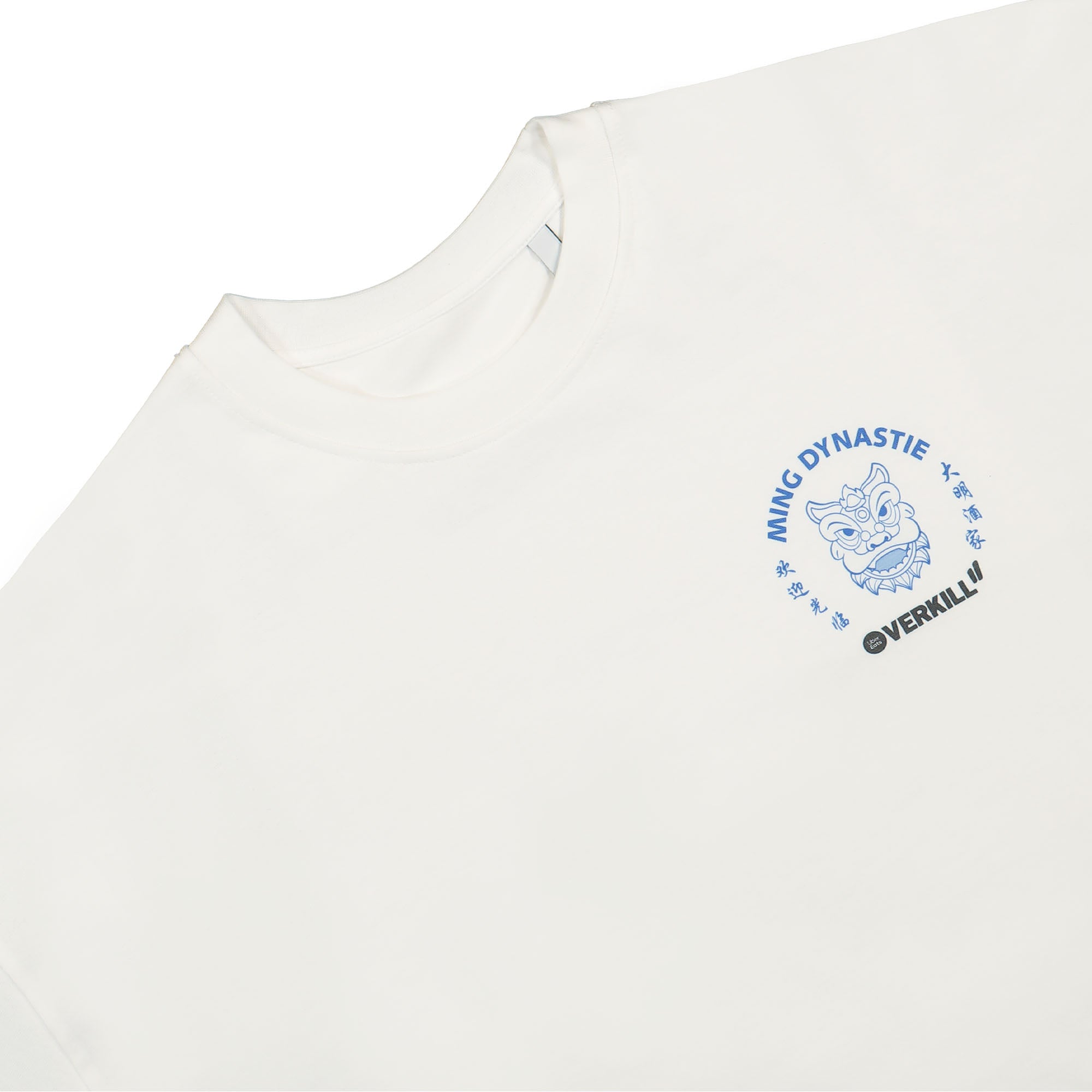 Overkill Uber Eats Ming Dynastie Tee White T-Shirts Material | Overkill
