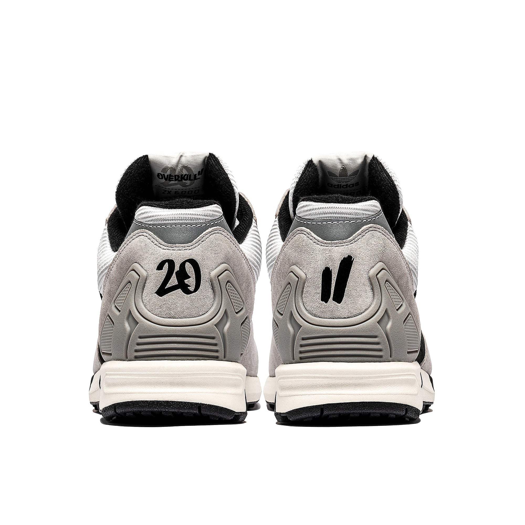 adidas Overkill x adidas ZX 6000 Crystal White / Core Black Sneakers Material | Overkill