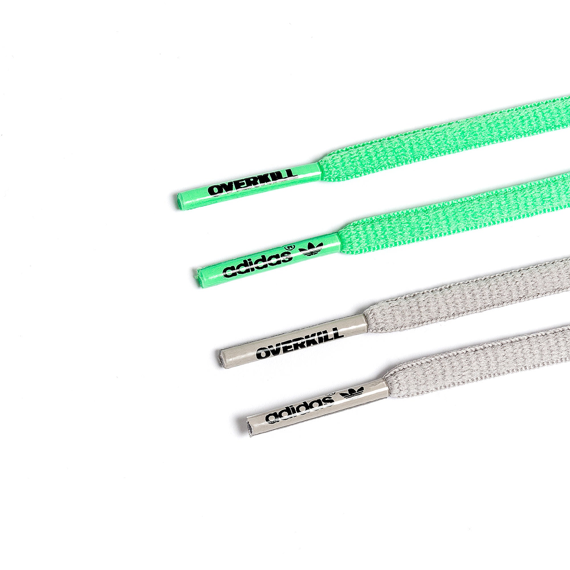 adidas Overkill x adidas Spiritain 2000 Crystal White / Footwear White / Core White Low Top Sneakers Detail View 3 | Overkill