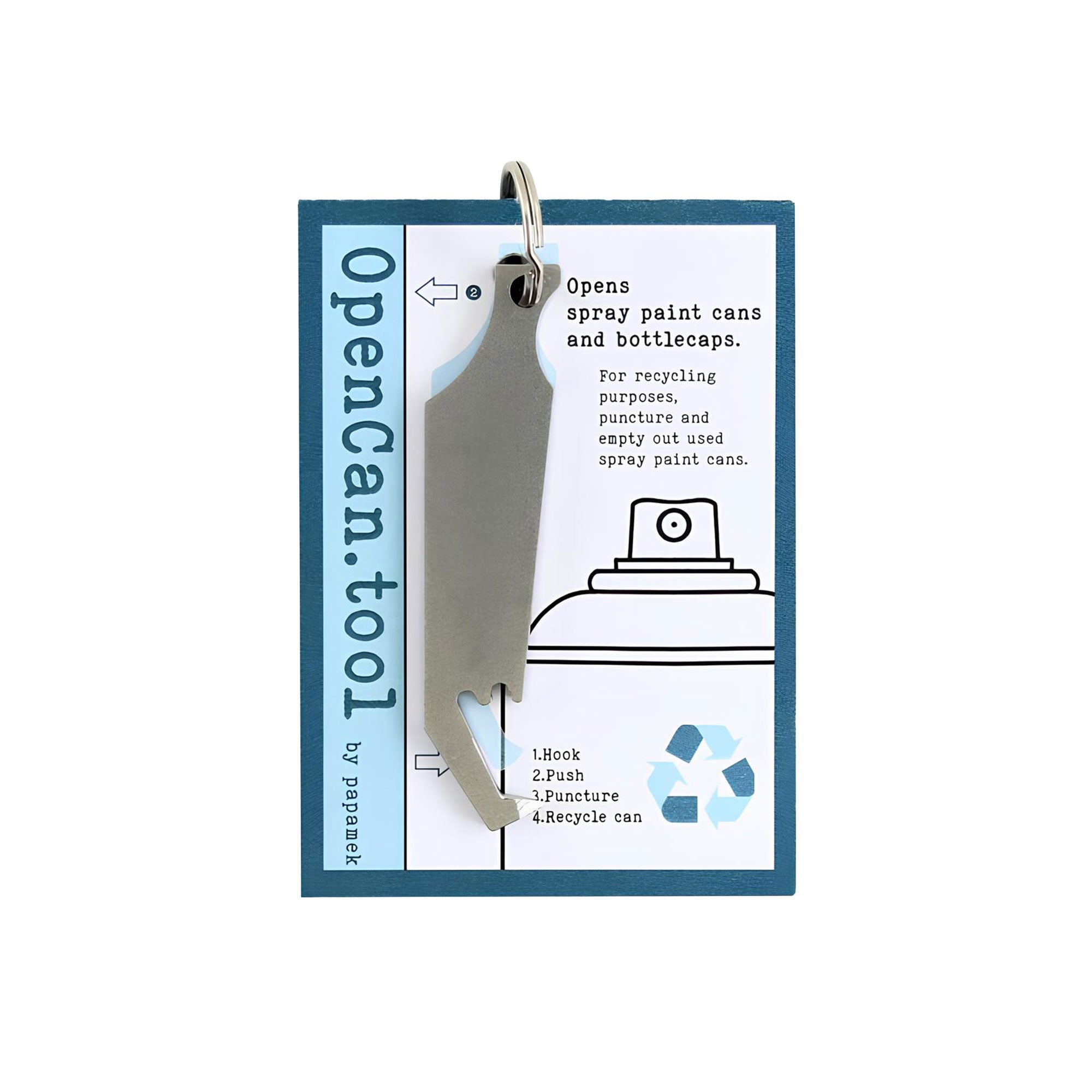 Papamek OpenCan.tool - Can Puncher Silver Cans Accessories PM-OCT-CP | Overkill