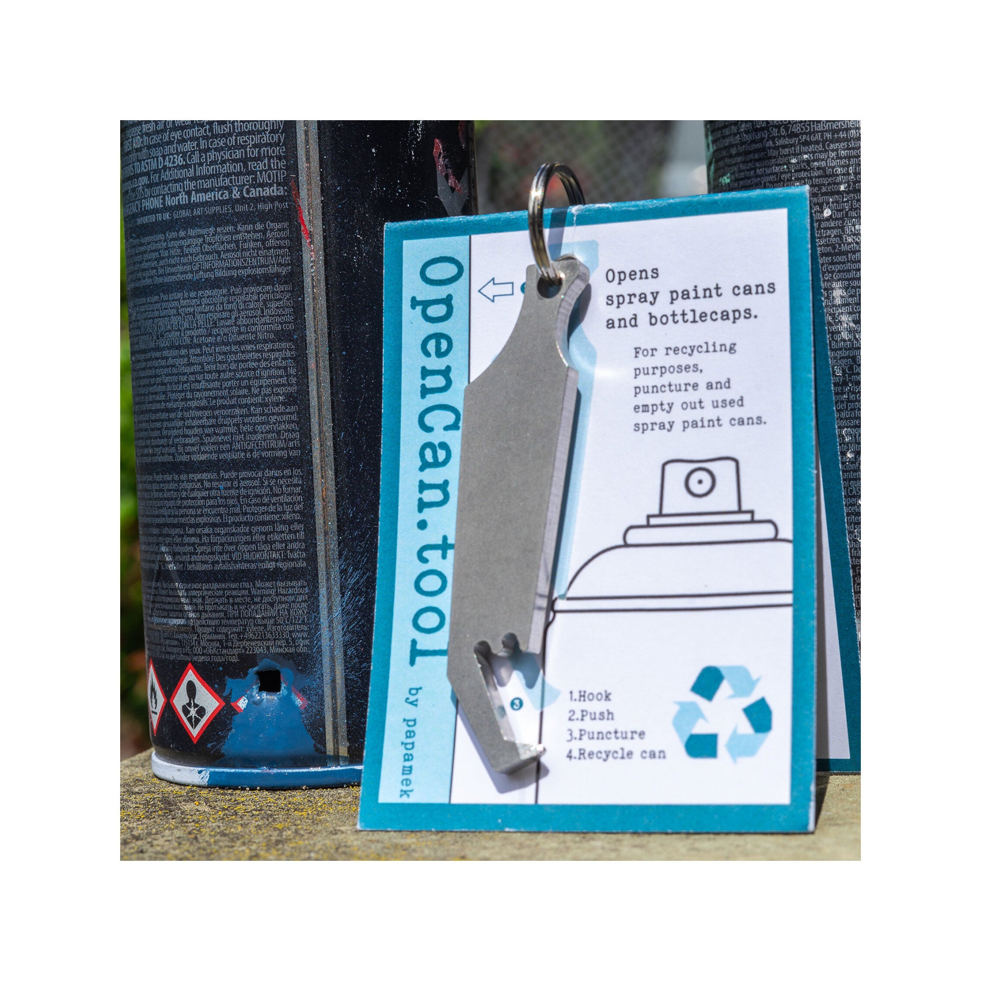 Papamek OpenCan.tool - Can Puncher Silver Cans Accessories Material | Overkill