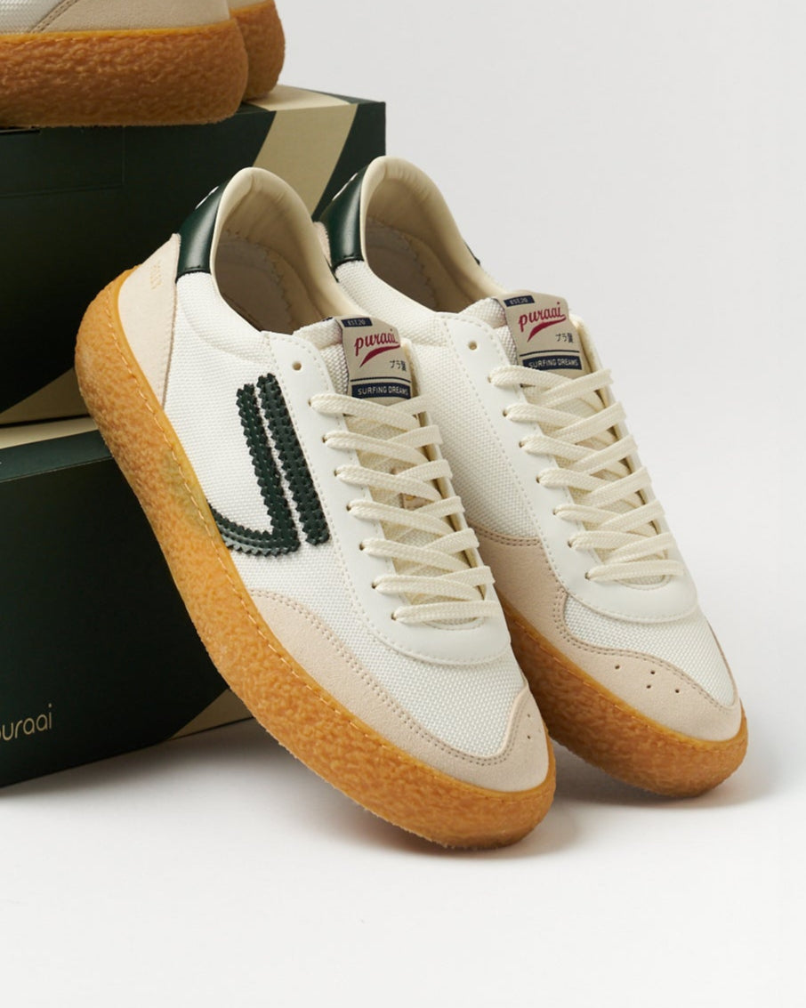 Puraai 4.05 Polly Unlined Mesh Evergreen Low Top Sneakers Material | Overkill