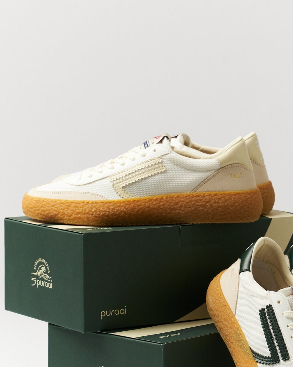 Puraai 4.05 Polly Unlined Mesh Shell Low Top Sneakers Material | Overkill