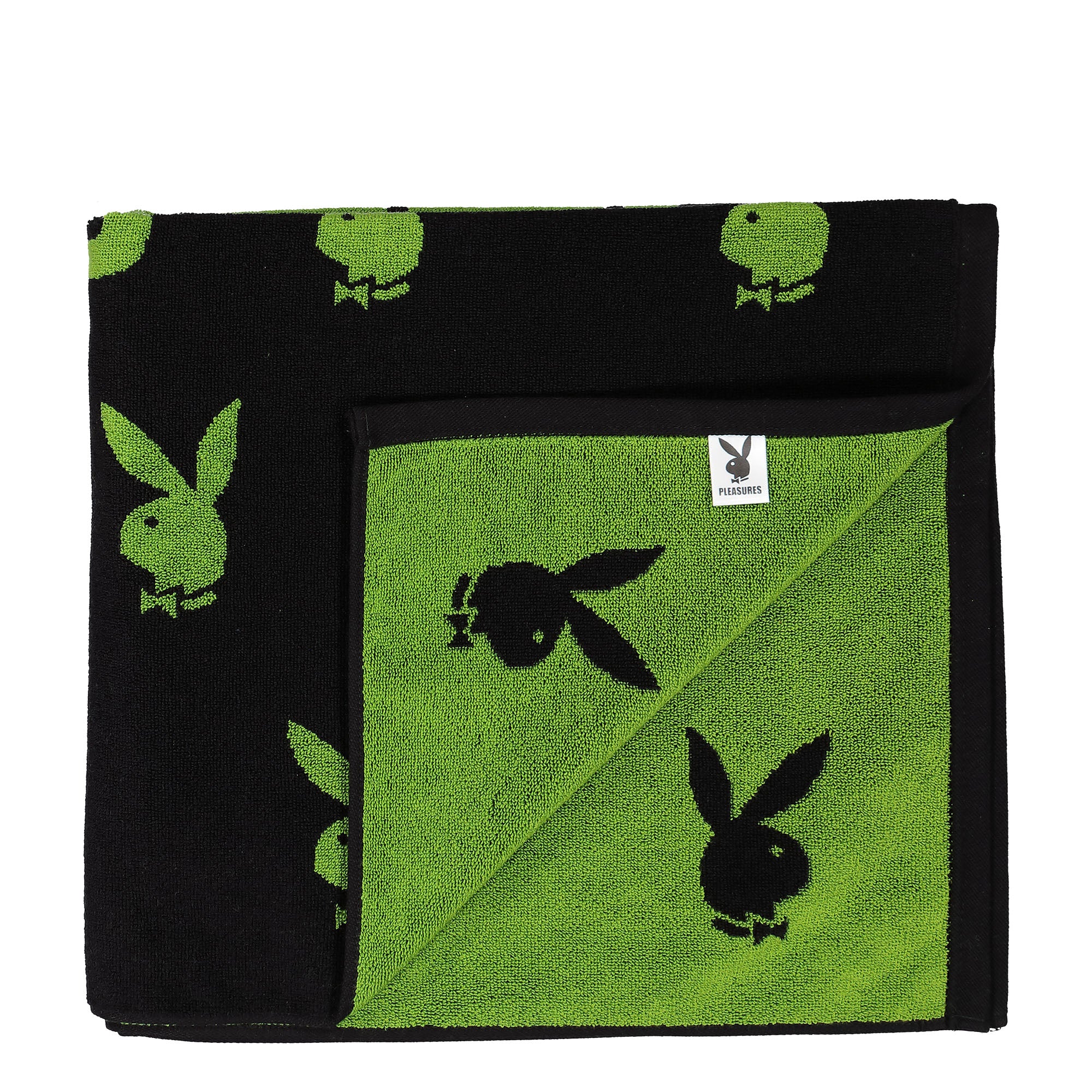 Pleasures Playboy Towel Black Towels Close-up | Overkill