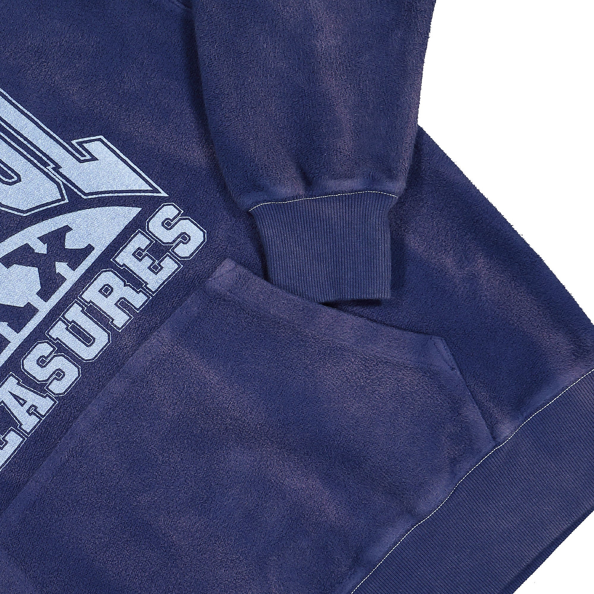Pleasures 53X Inside Out Hoodie Navy Hoodies Detailfoto | Overkill