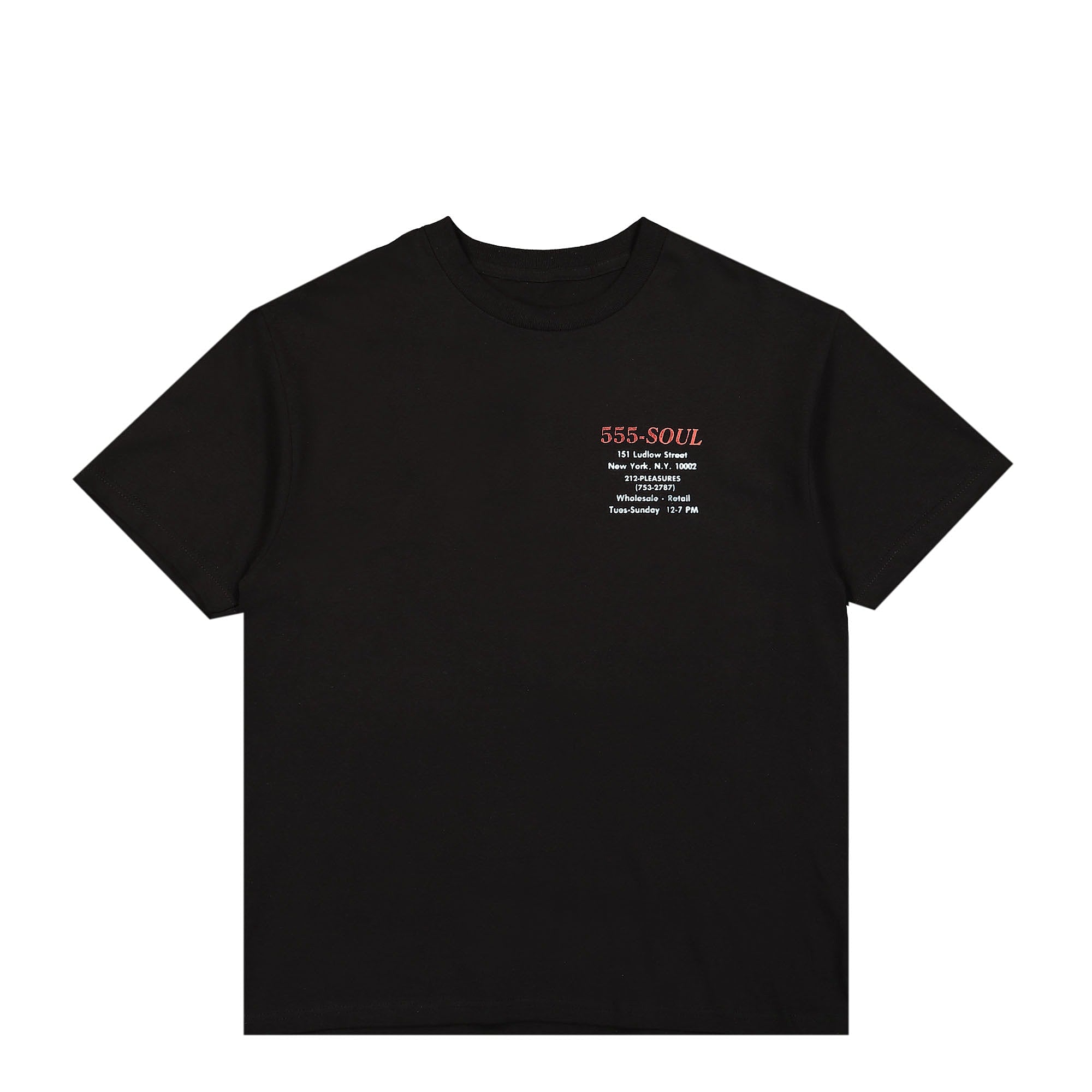 Pleasures Biz Card T-Shirt Black T-Shirts P23555007-Black | Overkill